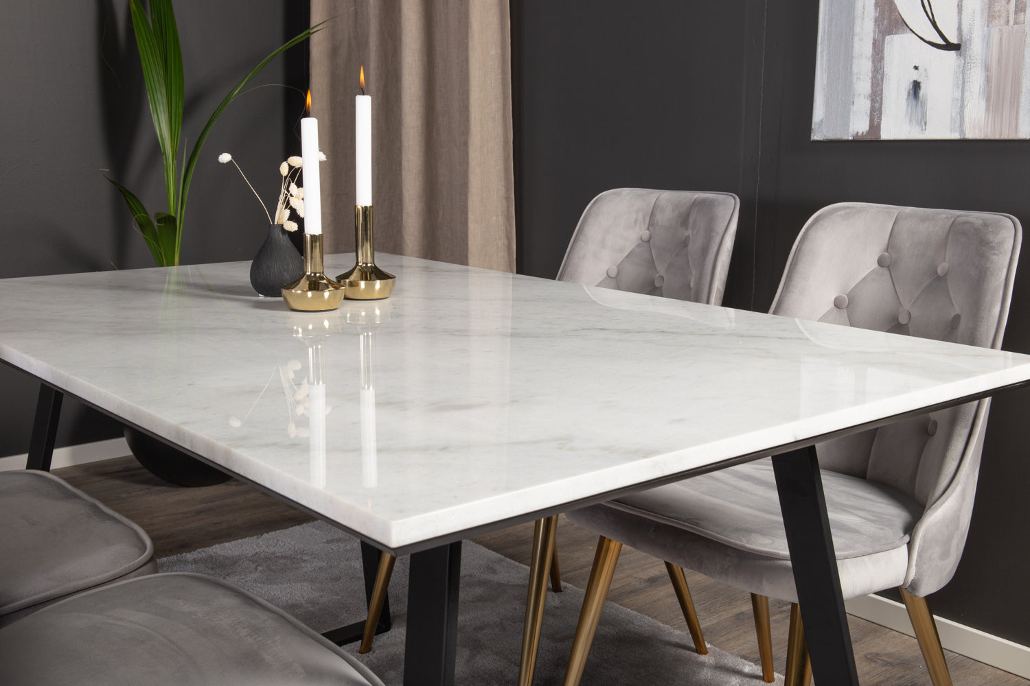 Estelle Rektangulär Matgrupp-GR Dining Set-Venture Home-peaceofhome.se