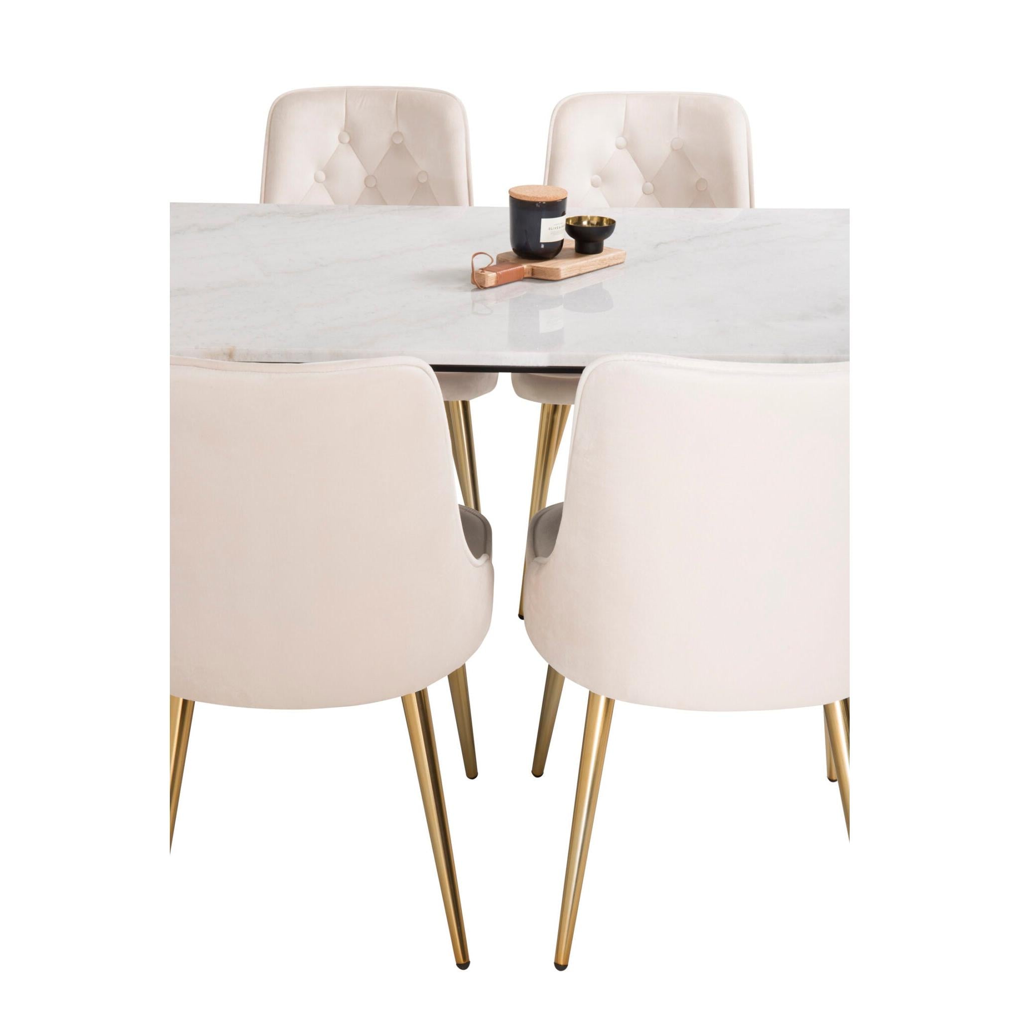 Estelle Rektangulär Matgrupp-GR Dining Set-Venture Home-peaceofhome.se