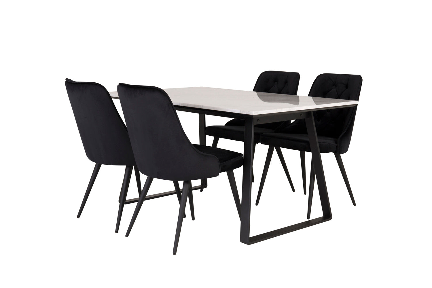 Estelle Rektangulär Matgrupp-GR Dining Set-Venture Home-peaceofhome.se