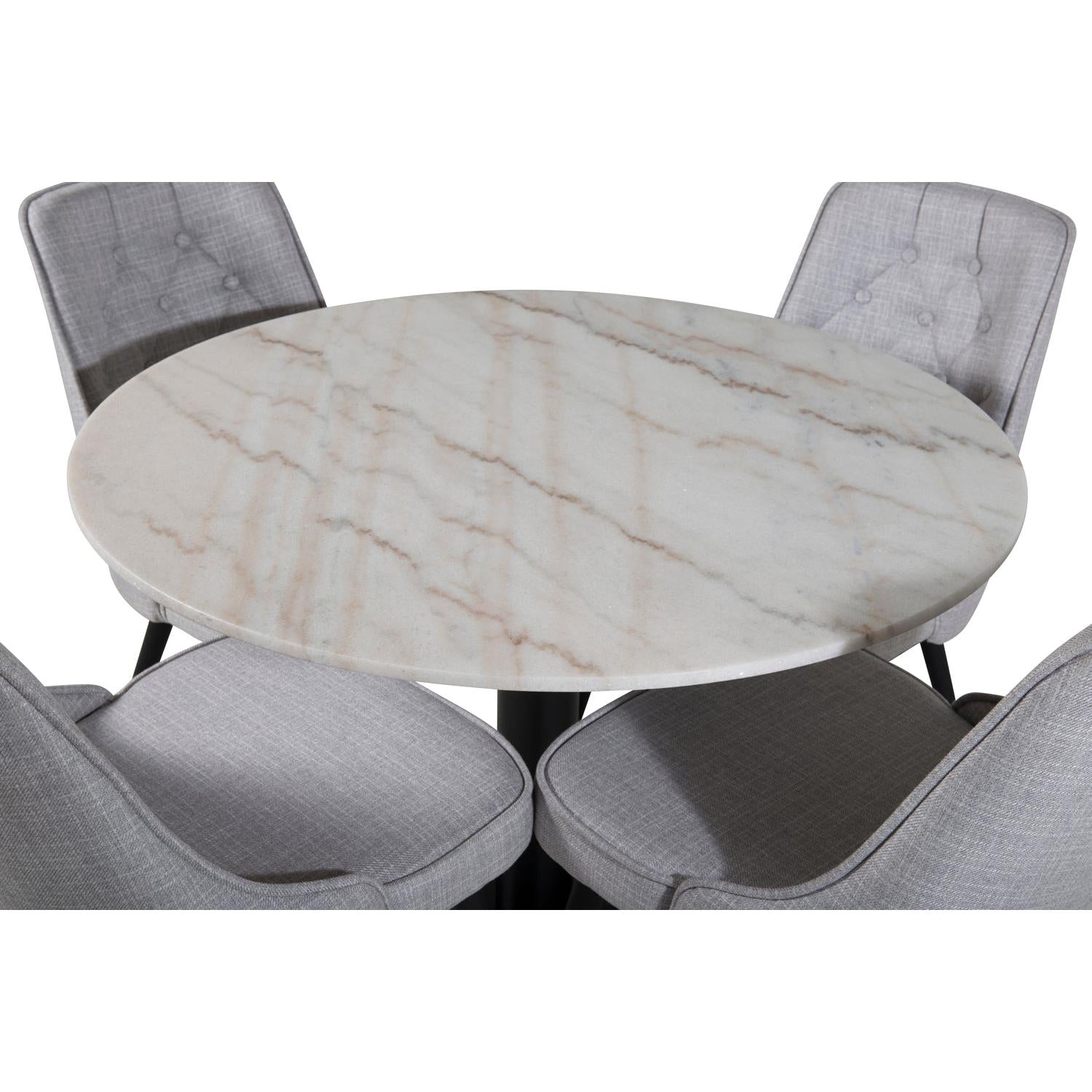 Estelle Rund Matgrupp-GR Dining Set-Venture Home-peaceofhome.se