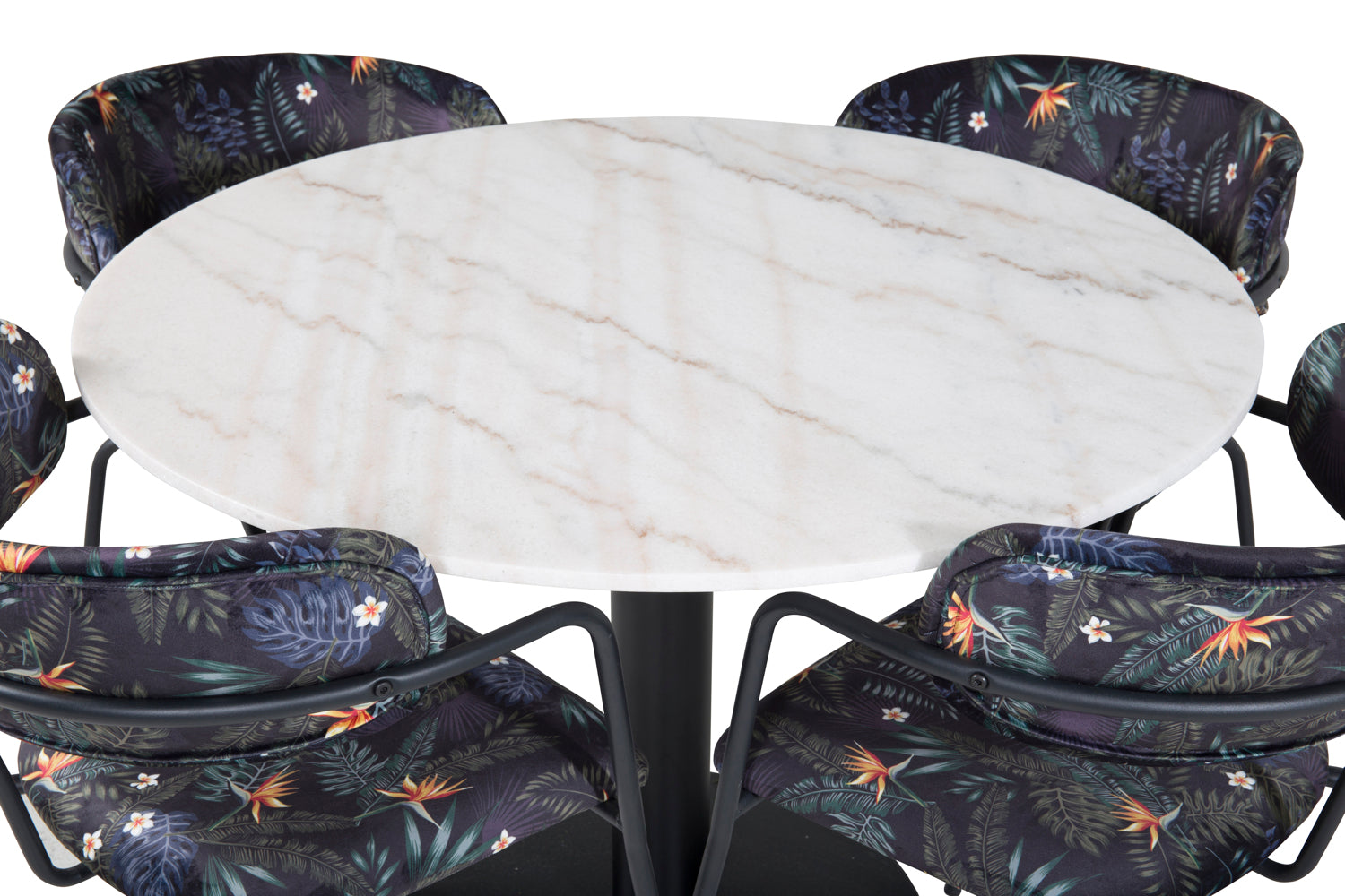 Estelle Rund Matgrupp-GR Dining Set-Venture Home-peaceofhome.se