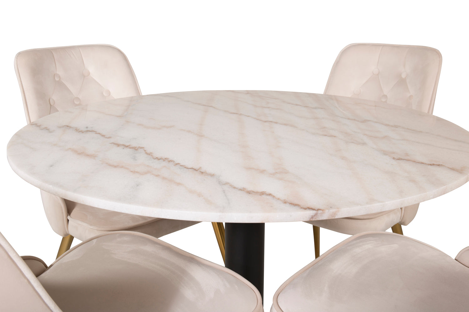 Estelle Rund Matgrupp-GR Dining Set-Venture Home-peaceofhome.se