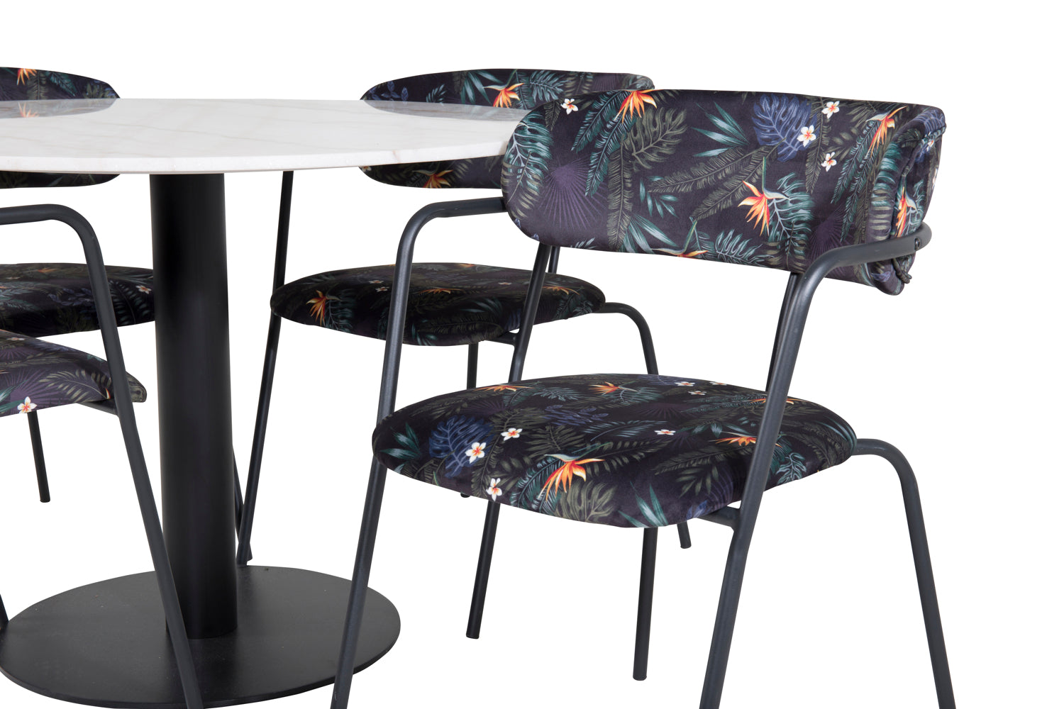 Estelle Rund Matgrupp-GR Dining Set-Venture Home-peaceofhome.se