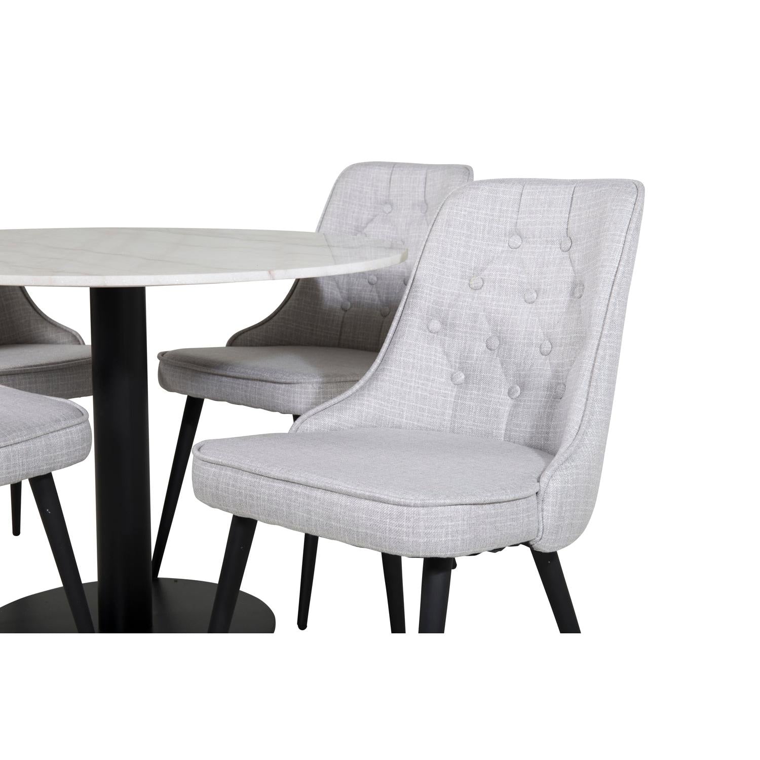 Estelle Rund Matgrupp-GR Dining Set-Venture Home-peaceofhome.se