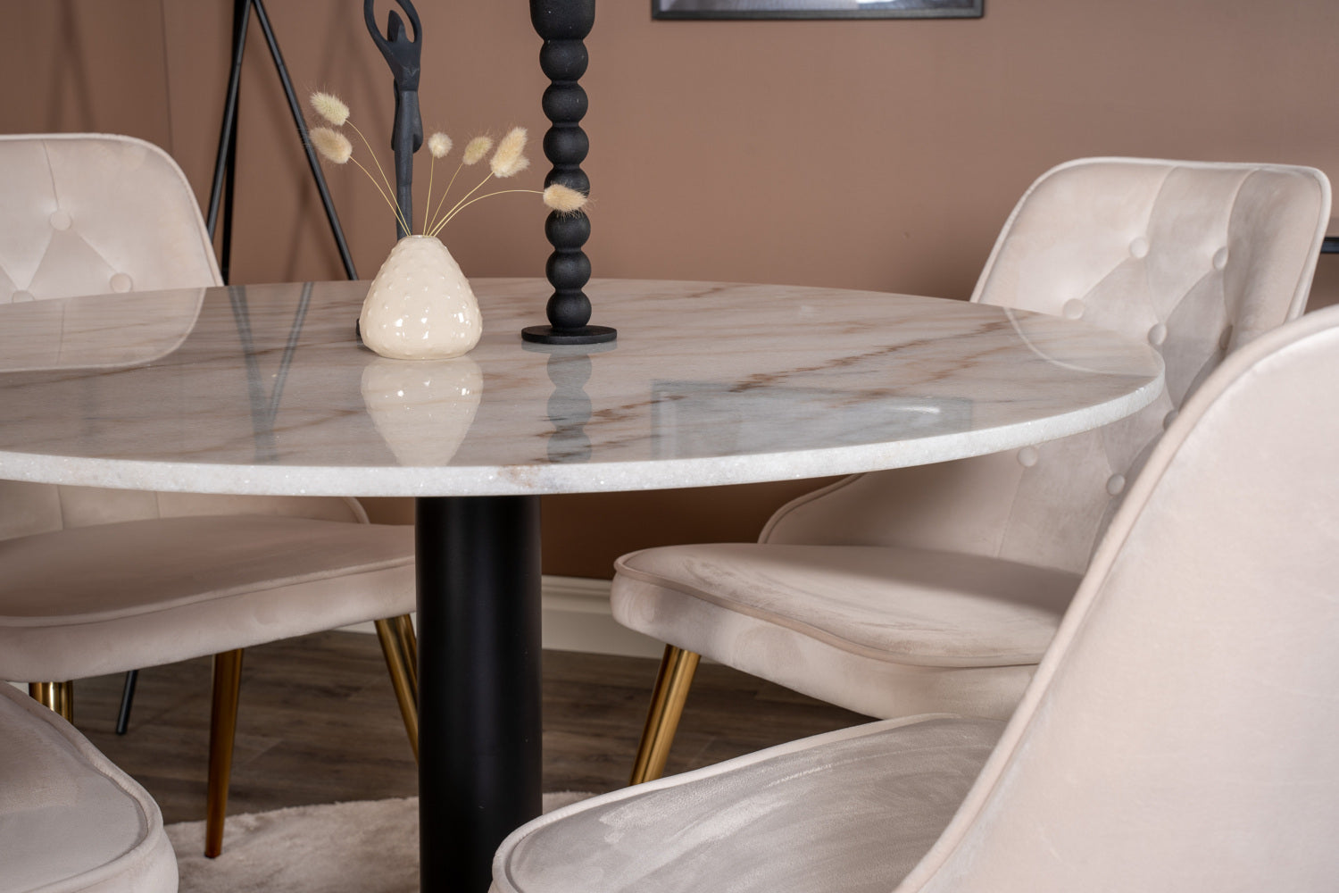 Estelle Rund Matgrupp-GR Dining Set-Venture Home-peaceofhome.se