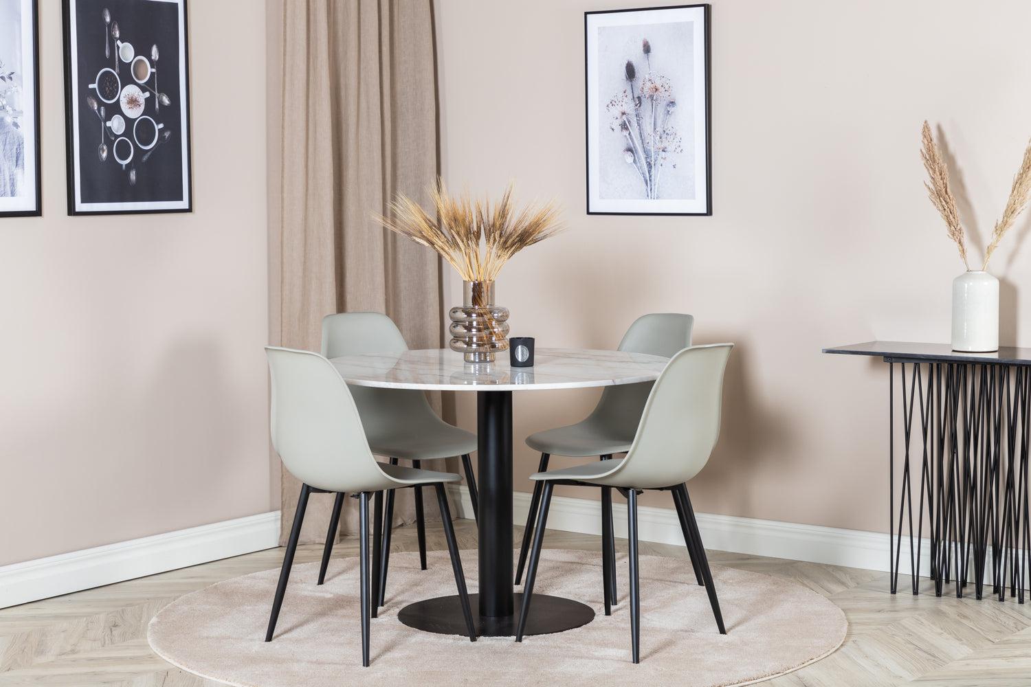 Estelle Rund Matgrupp-GR Dining Set-Venture Home-peaceofhome.se