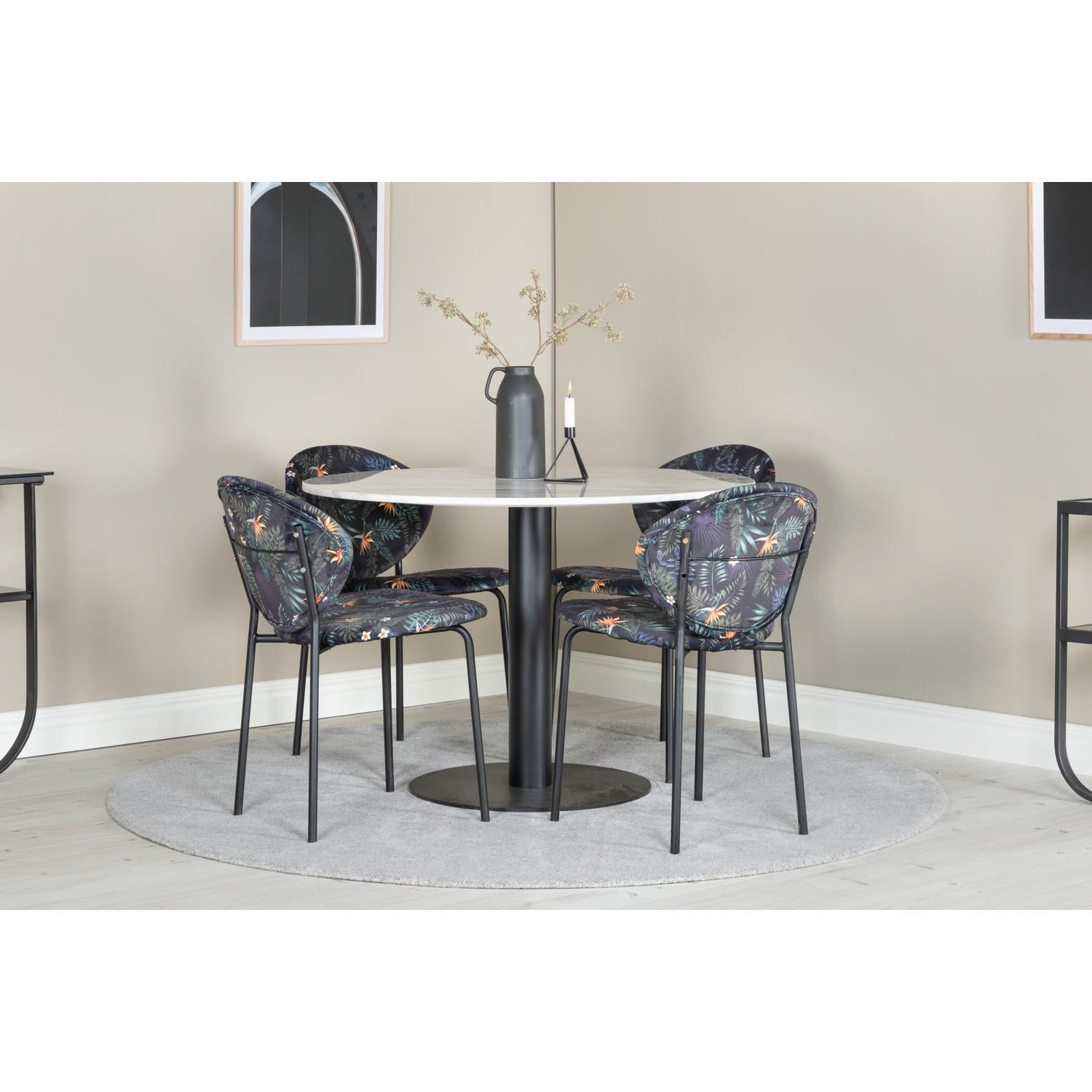 Estelle Rund Matgrupp-GR Dining Set-Venture Home-peaceofhome.se
