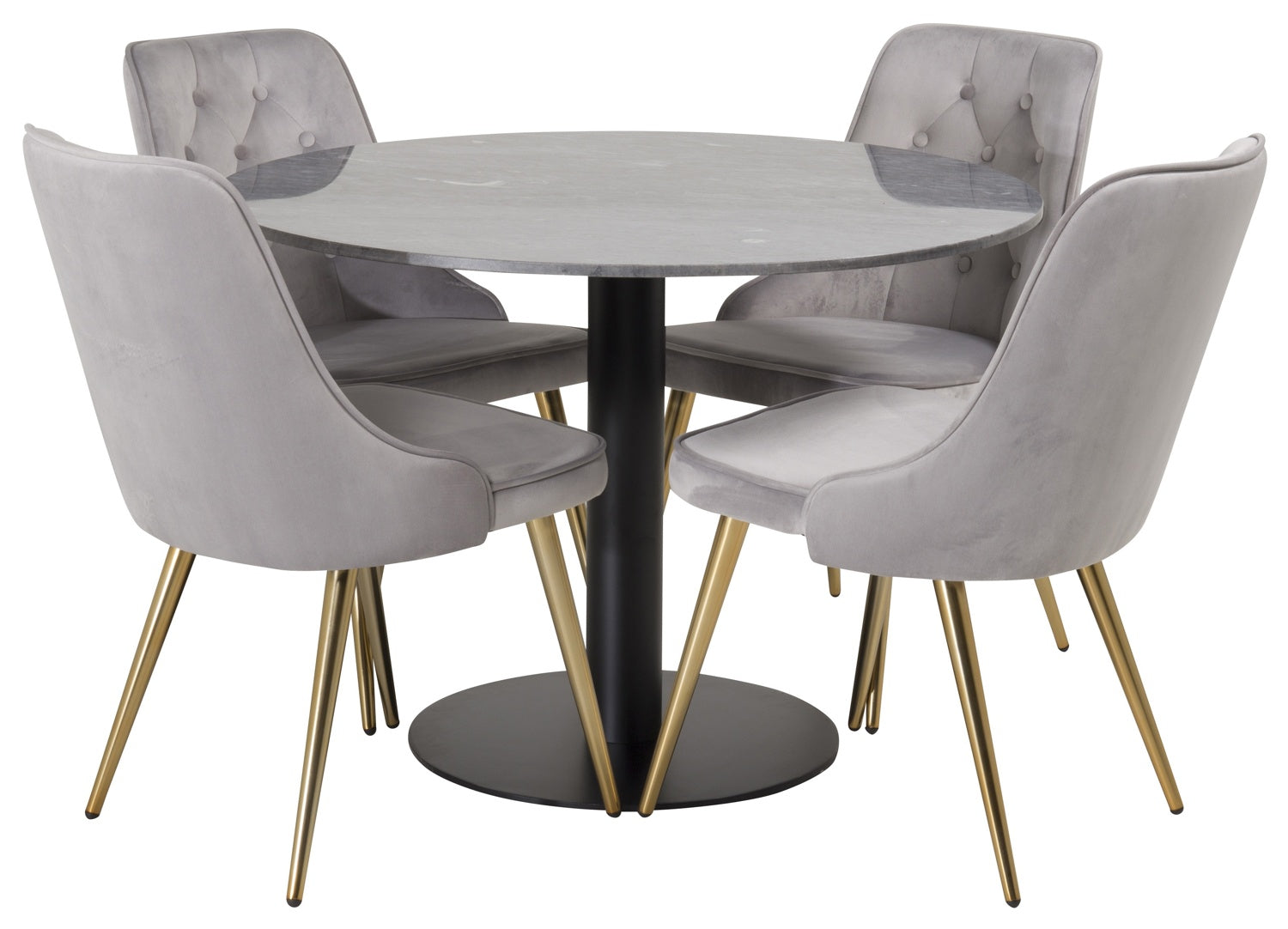 Estelle Rund Matgrupp-GR Dining Set-Venture Home-peaceofhome.se