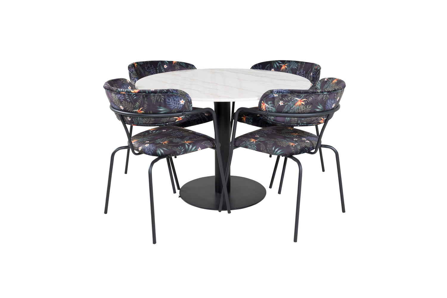 Estelle Rund Matgrupp-GR Dining Set-Venture Home-peaceofhome.se