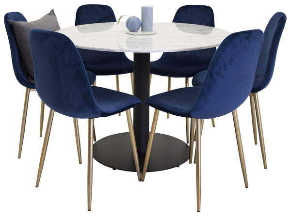 Estelle Rund Matgrupp-GR Dining Set-Venture Home-peaceofhome.se