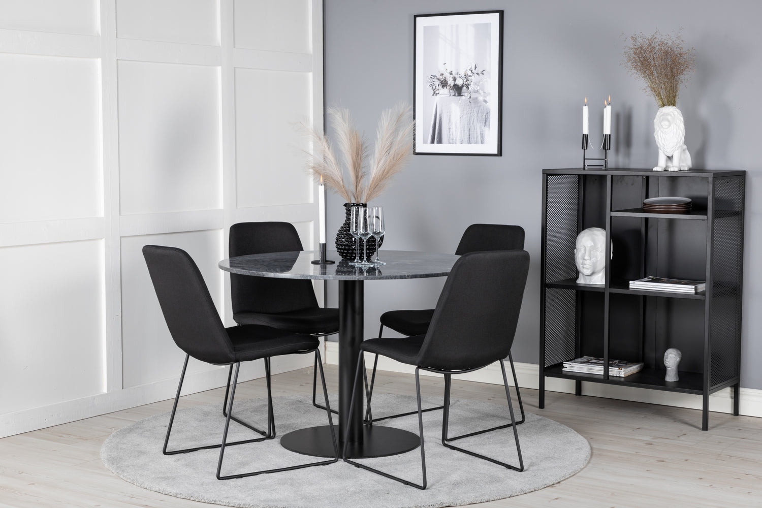 Estelle Rund Matgrupp-GR Dining Set-Venture Home-peaceofhome.se