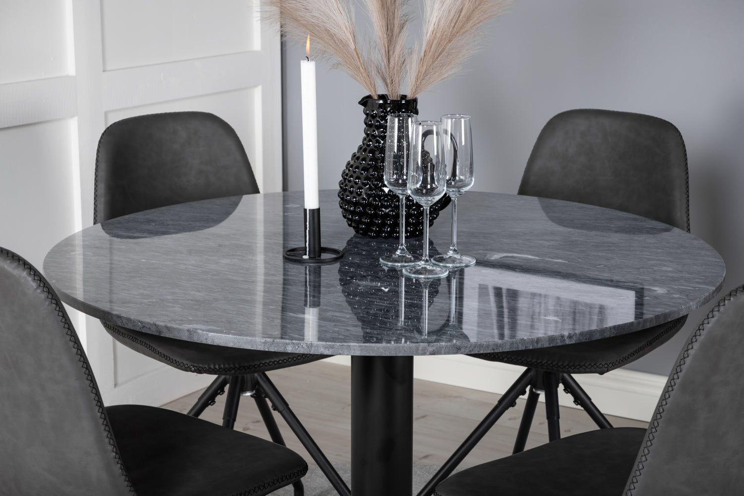 Estelle Rund Matgrupp-GR Dining Set-Venture Home-peaceofhome.se