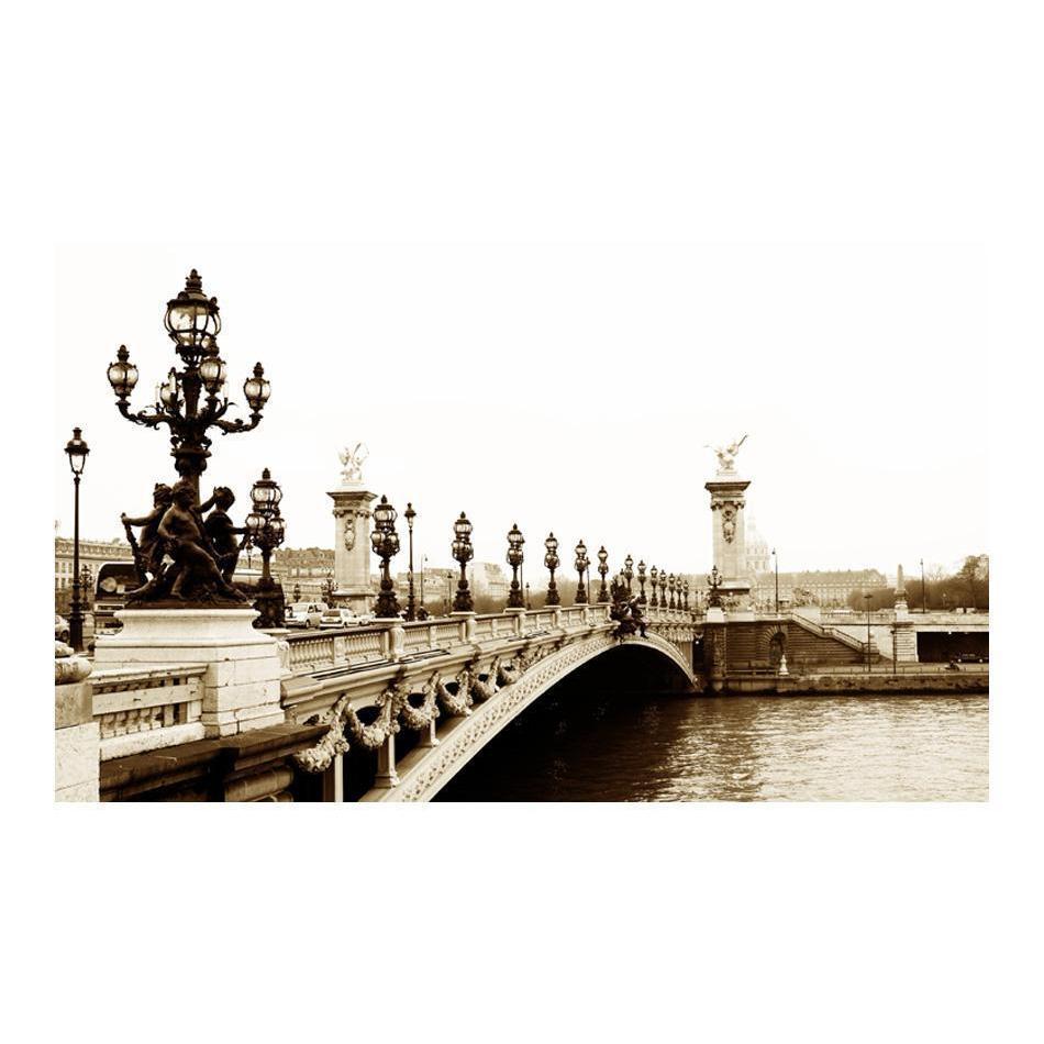 Fototapet - Alexander III Bridge, Paris-Fototapet-Artgeist-peaceofhome.se