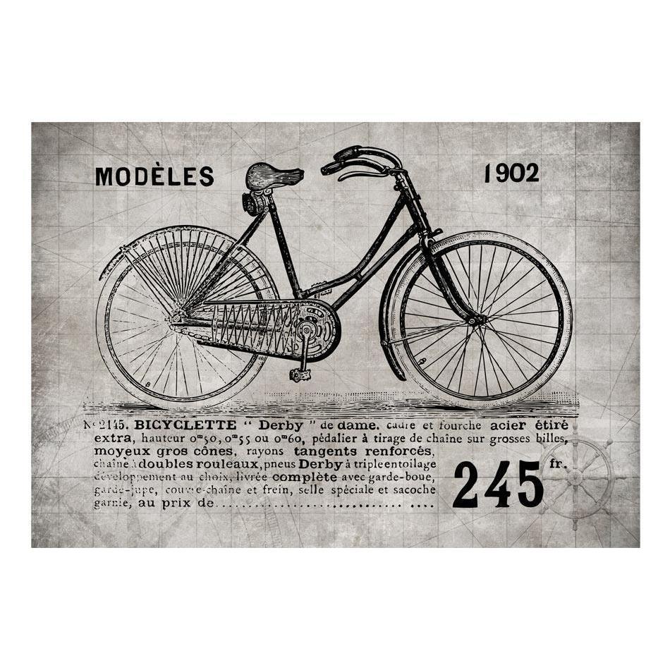 Fototapet - Bicycle (Vintage)-Fototapet-Artgeist-peaceofhome.se