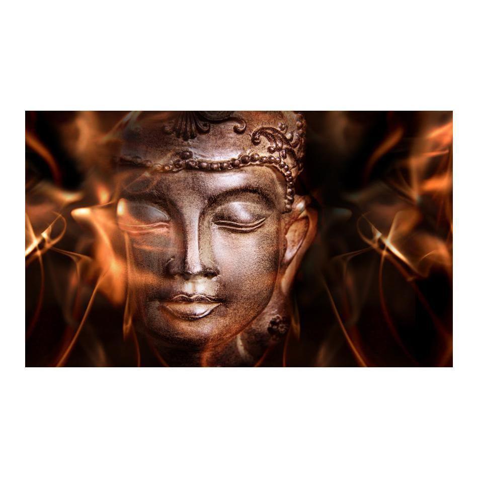 Fototapet - Buddha. Fire of meditation.-Fototapet-Artgeist-peaceofhome.se