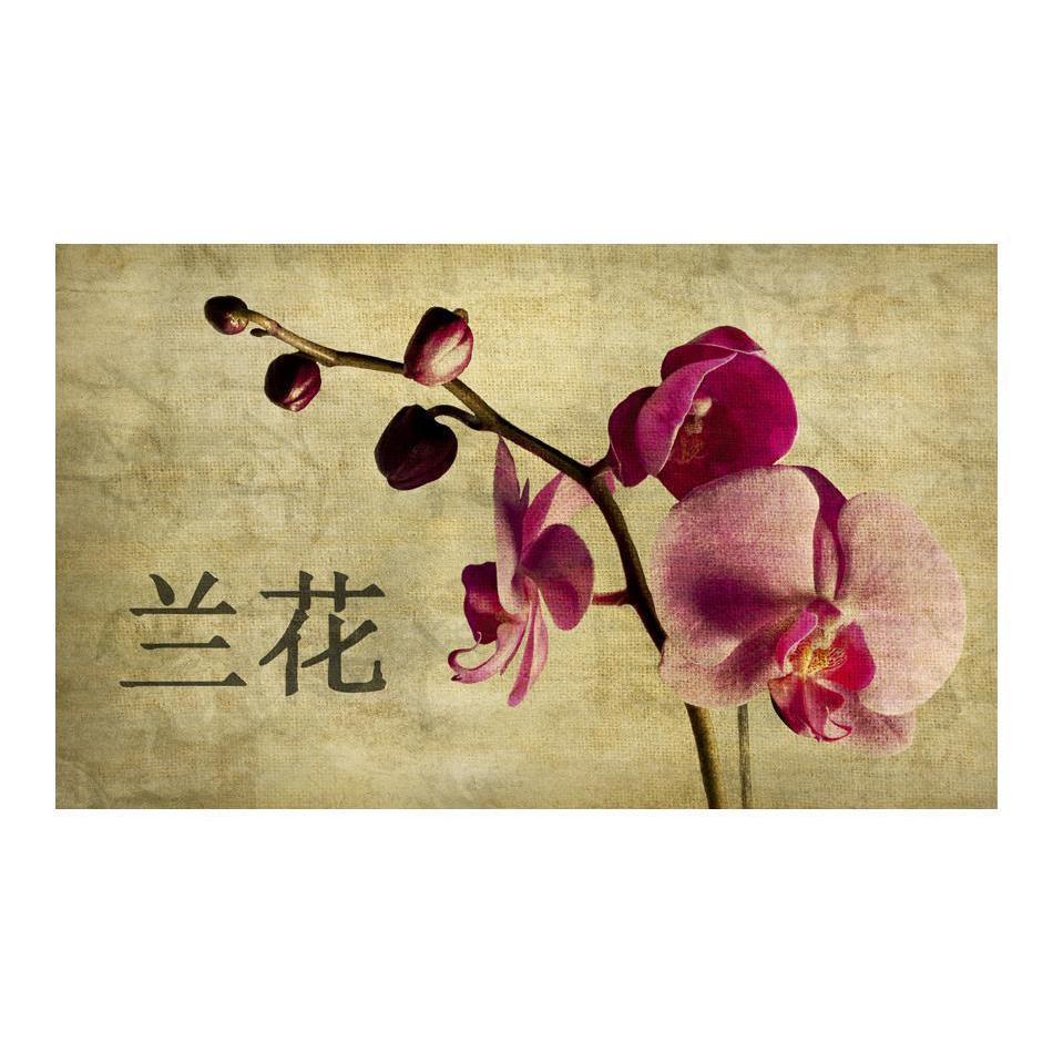 Fototapet - Japanese orchid-Fototapet-Artgeist-peaceofhome.se