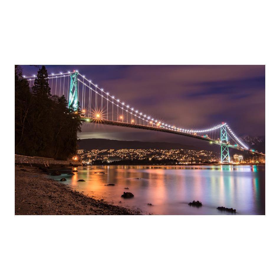 Fototapet - Lions Gate Bridge - Vancouver (Canada)-Fototapet-Artgeist-peaceofhome.se