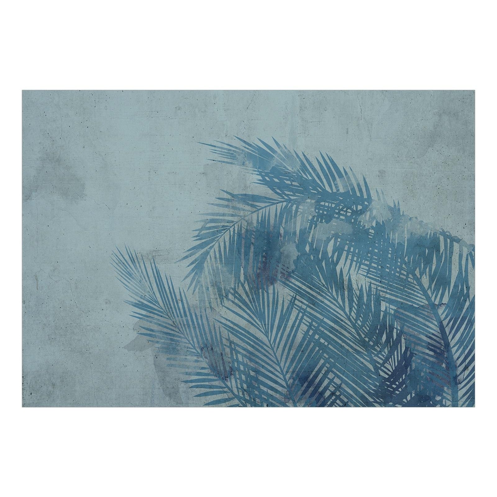Fototapet - Palm Trees in Blue-Fototapet-Artgeist-peaceofhome.se