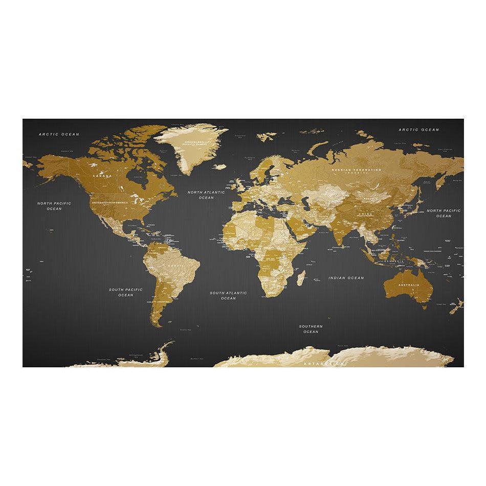 Fototapet XXL - World Map: Modern Geography II-Fototapet XXL-Artgeist-500x280-peaceofhome.se