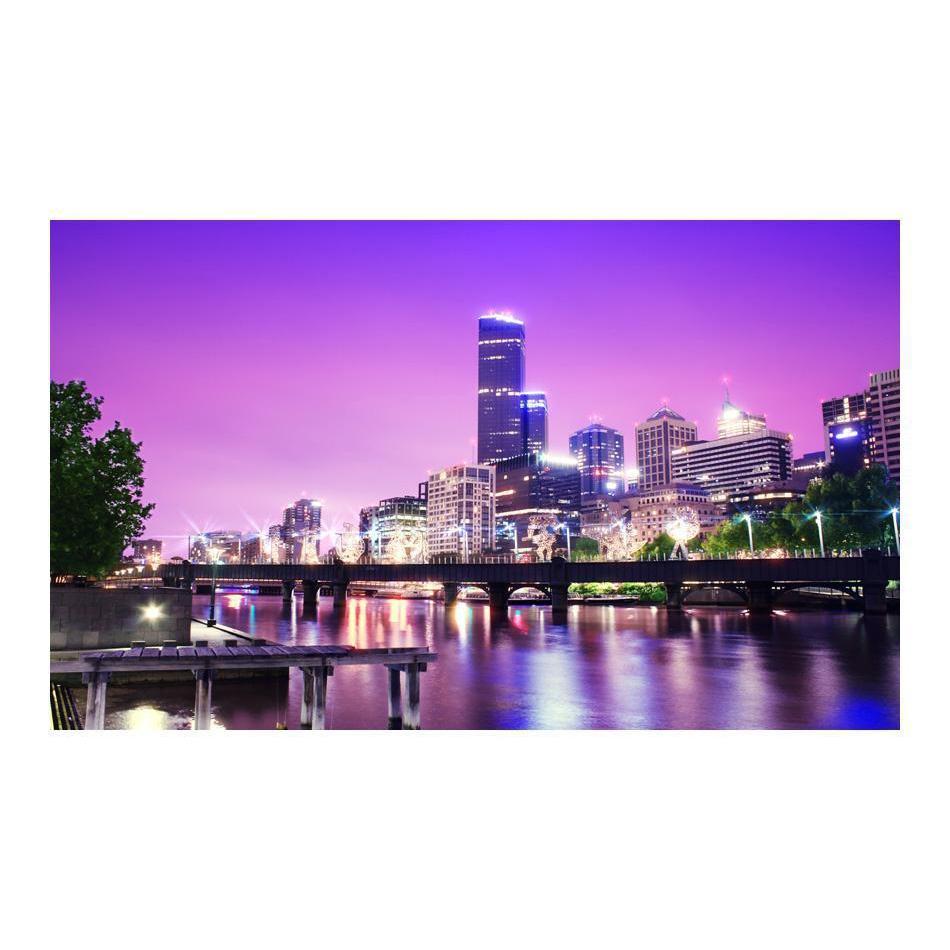 Fototapet - Yarra river - Melbourne-Fototapet-Artgeist-peaceofhome.se