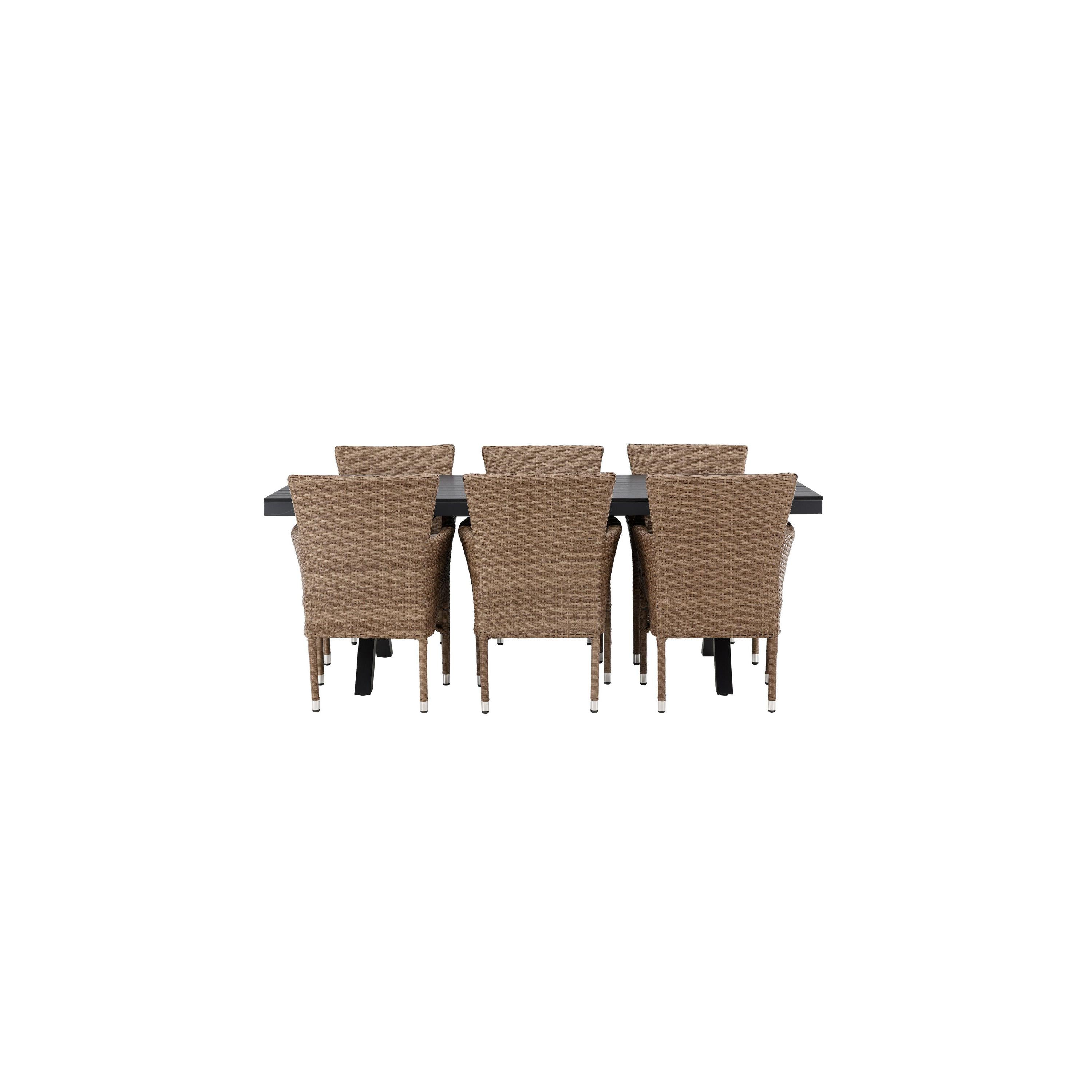 Garcia Rektangulär Matgrupp-Table Set-Venture Home-peaceofhome.se