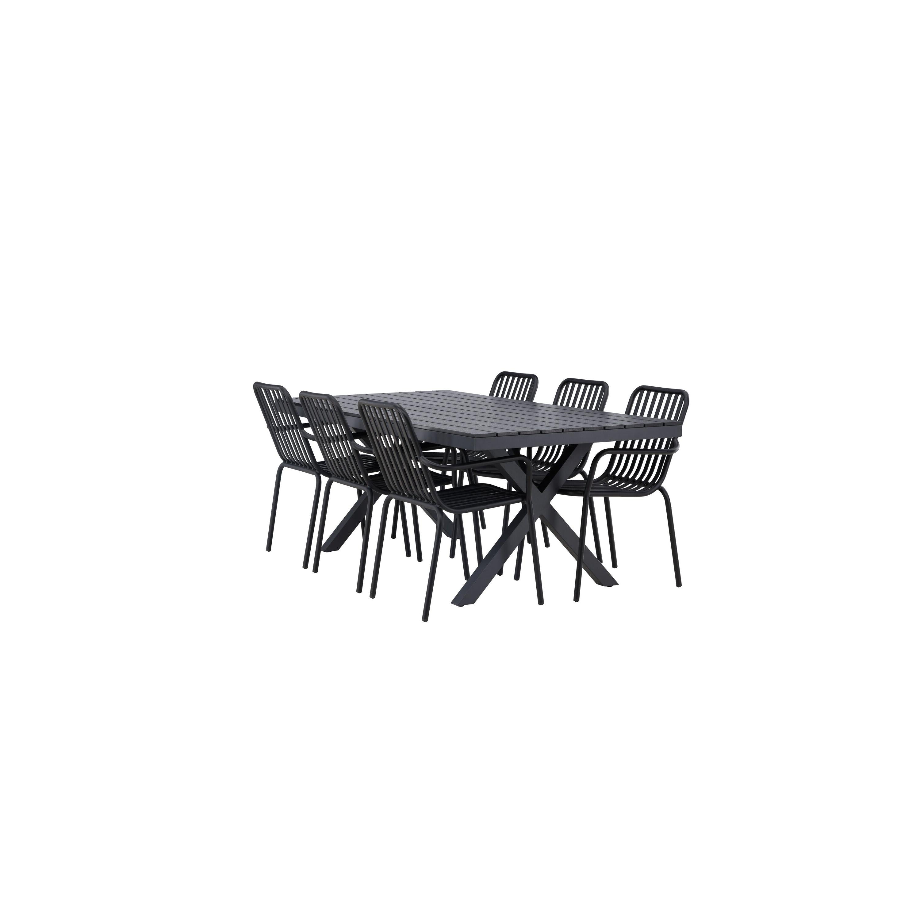 Garcia Rektangulär Matgrupp-Table Set-Venture Home-peaceofhome.se