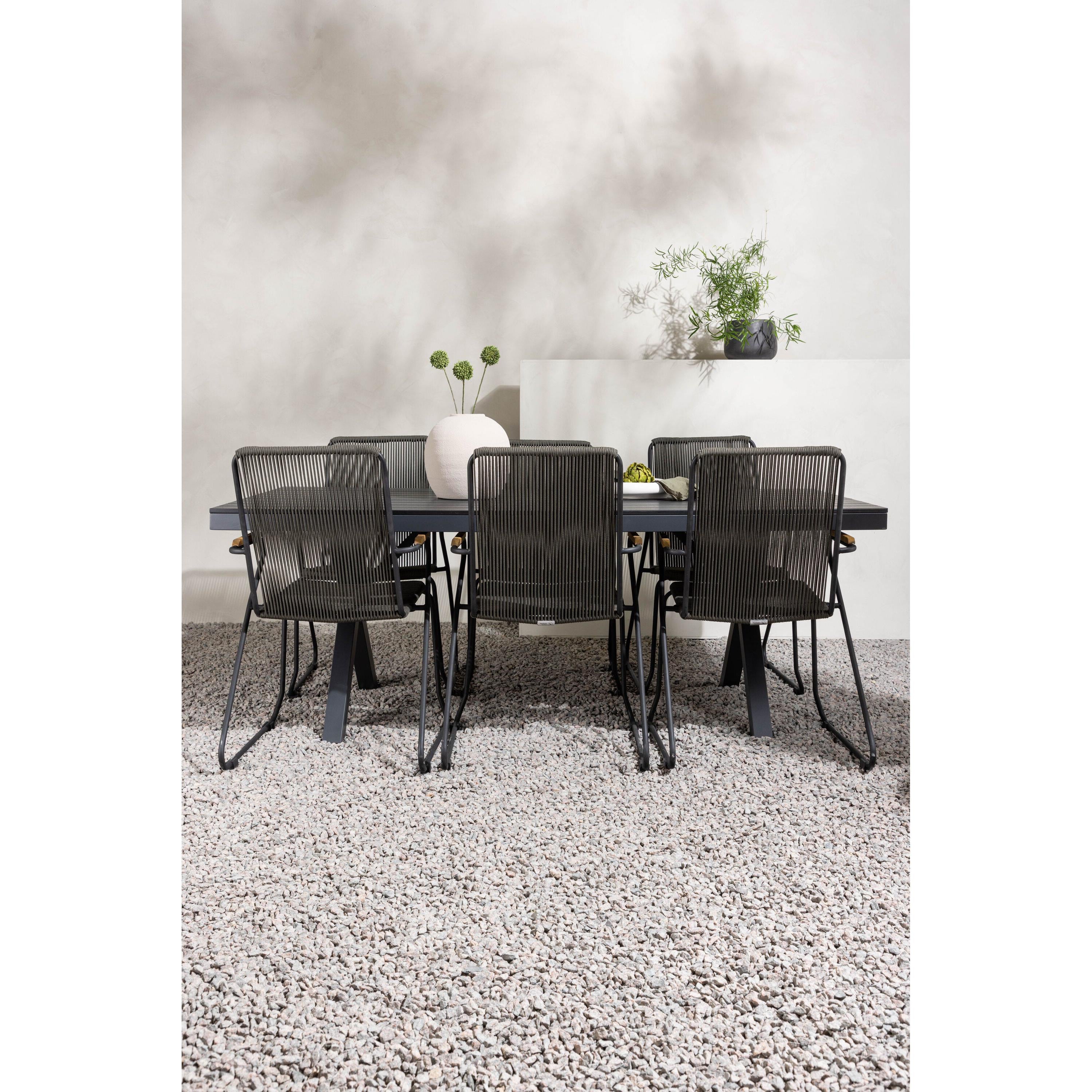 Garcia Rektangulär Matgrupp-Table Set-Venture Home-peaceofhome.se