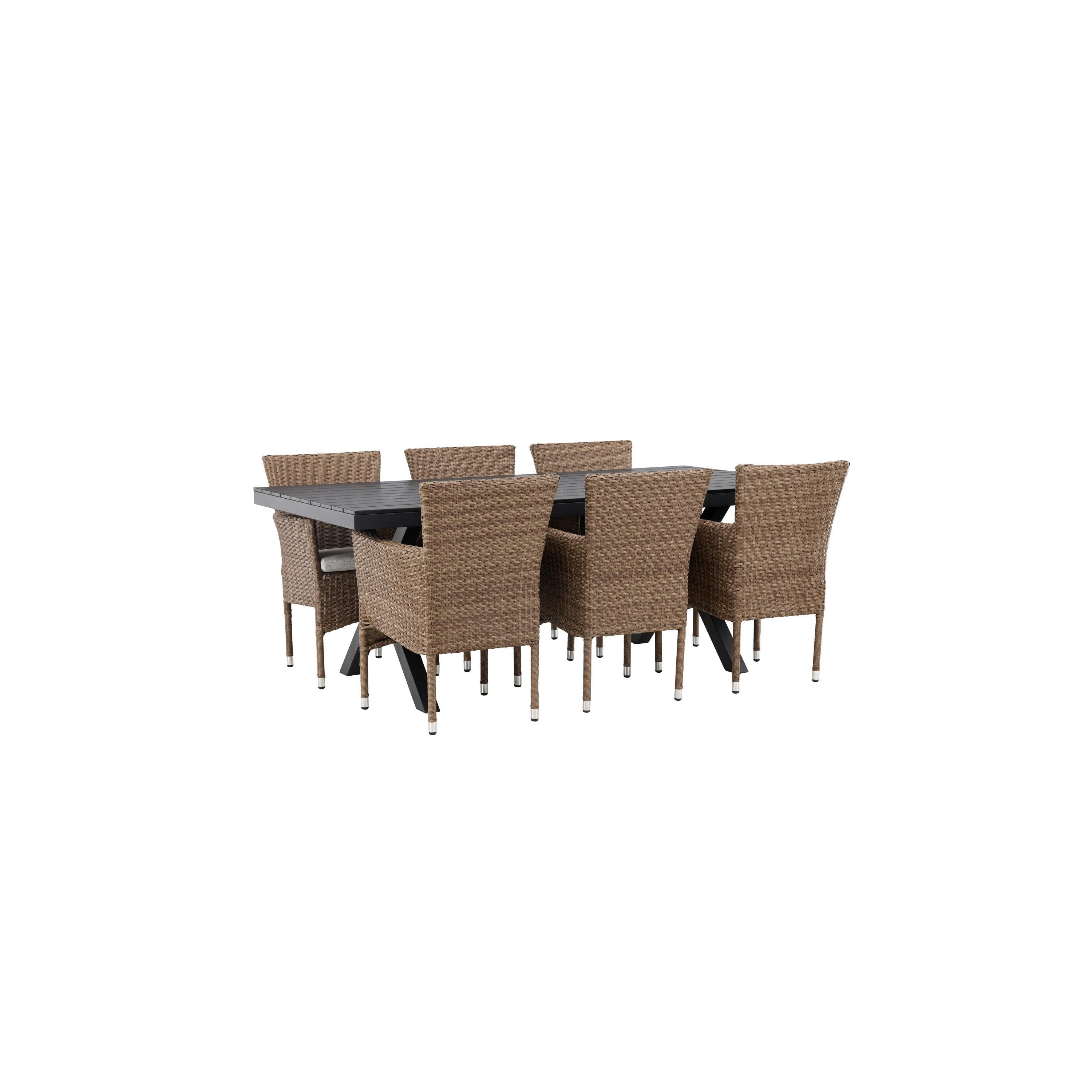 Garcia Rektangulär Matgrupp-Table Set-Venture Home-peaceofhome.se