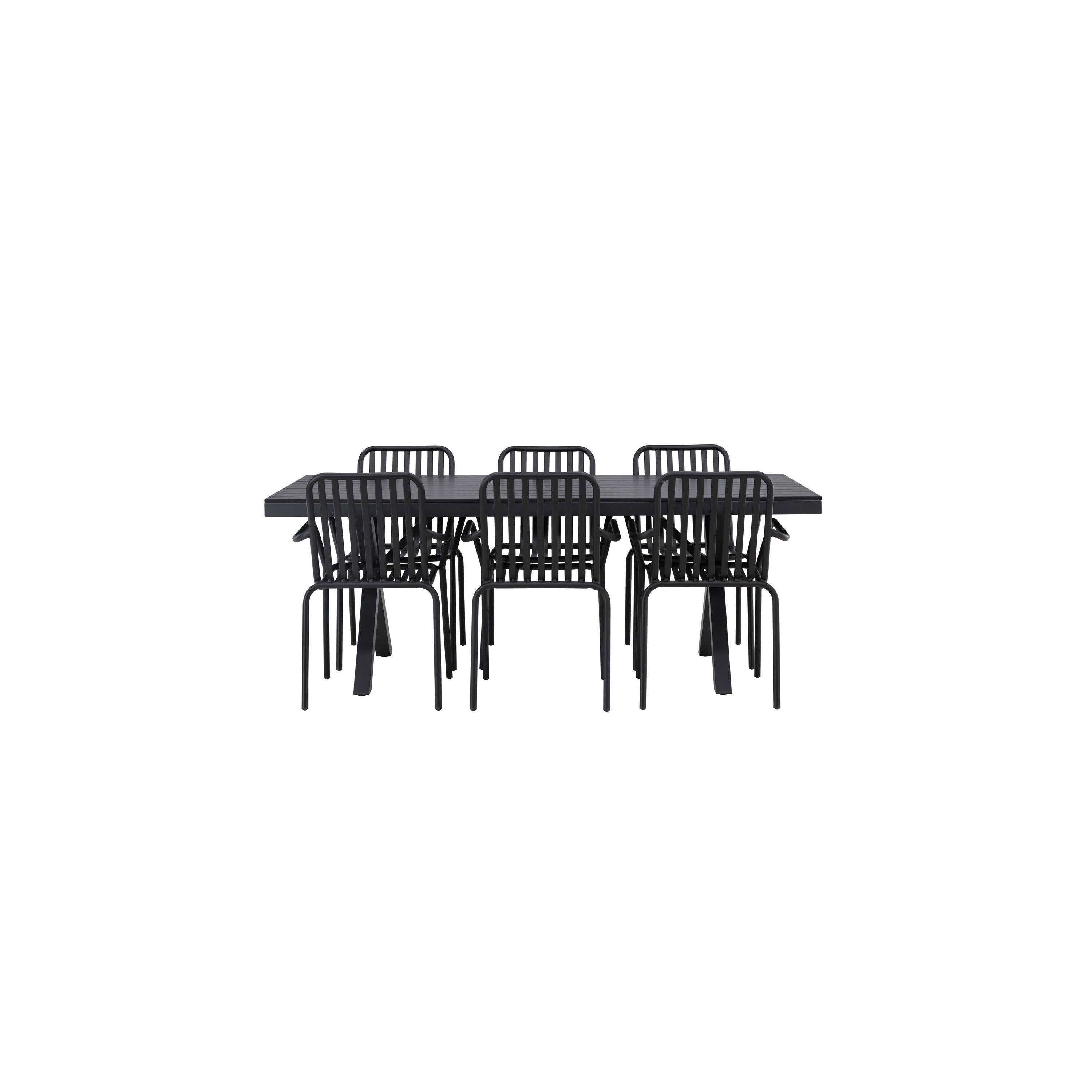 Garcia Rektangulär Matgrupp-Table Set-Venture Home-peaceofhome.se
