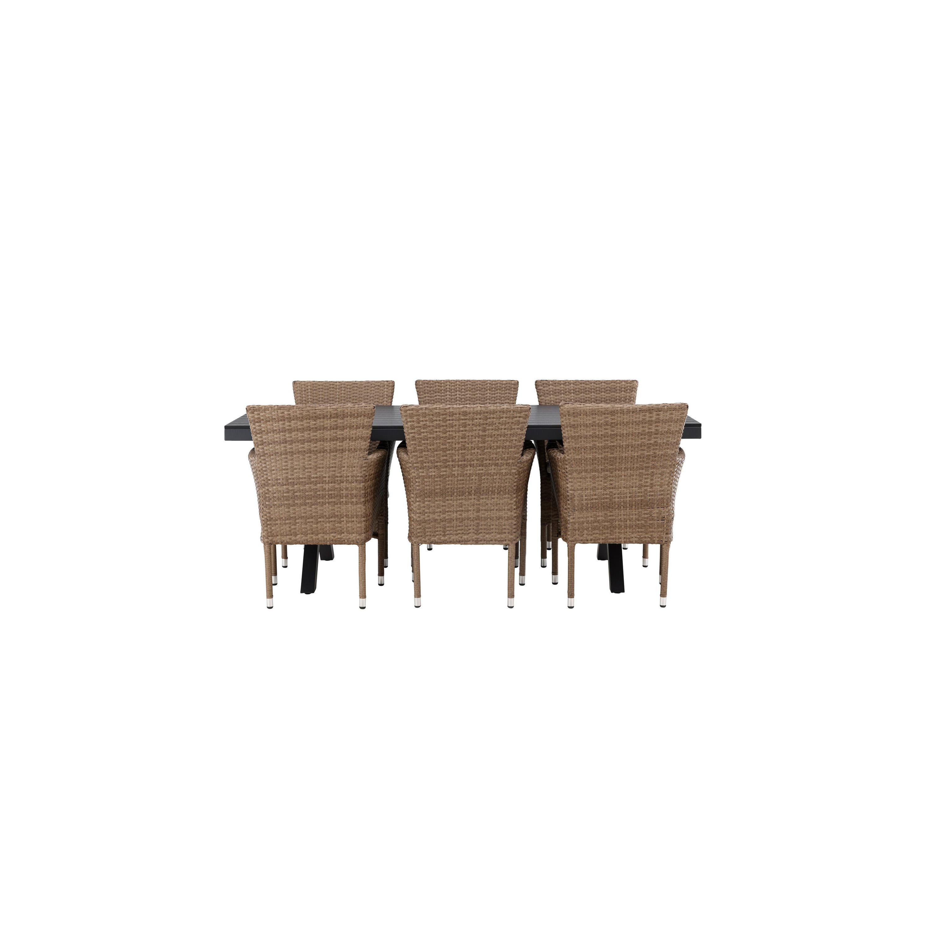 Garcia Rektangulär Matgrupp-Table Set-Venture Home-peaceofhome.se