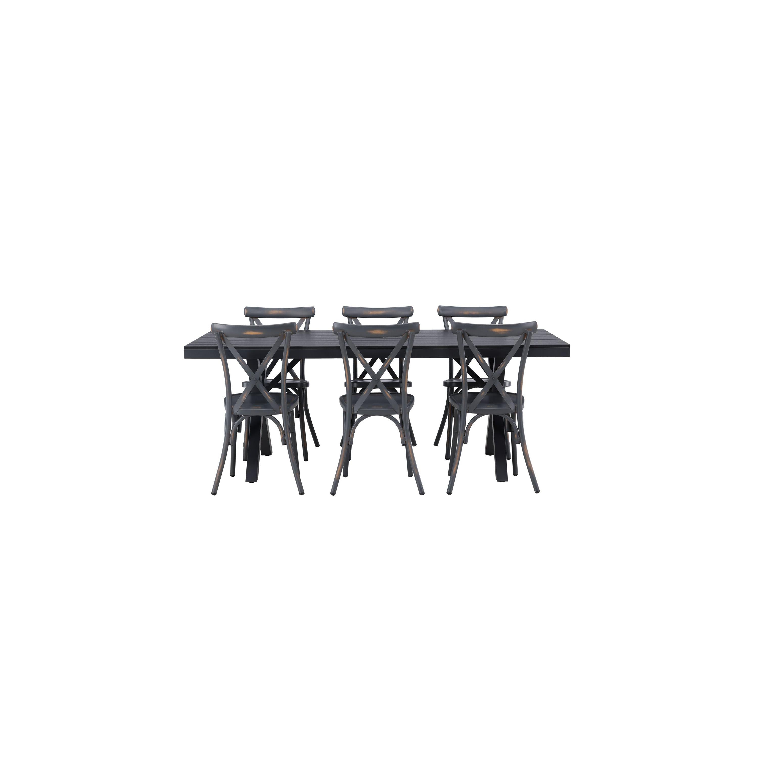 Garcia Rektangulär Matgrupp-Table Set-Venture Home-peaceofhome.se