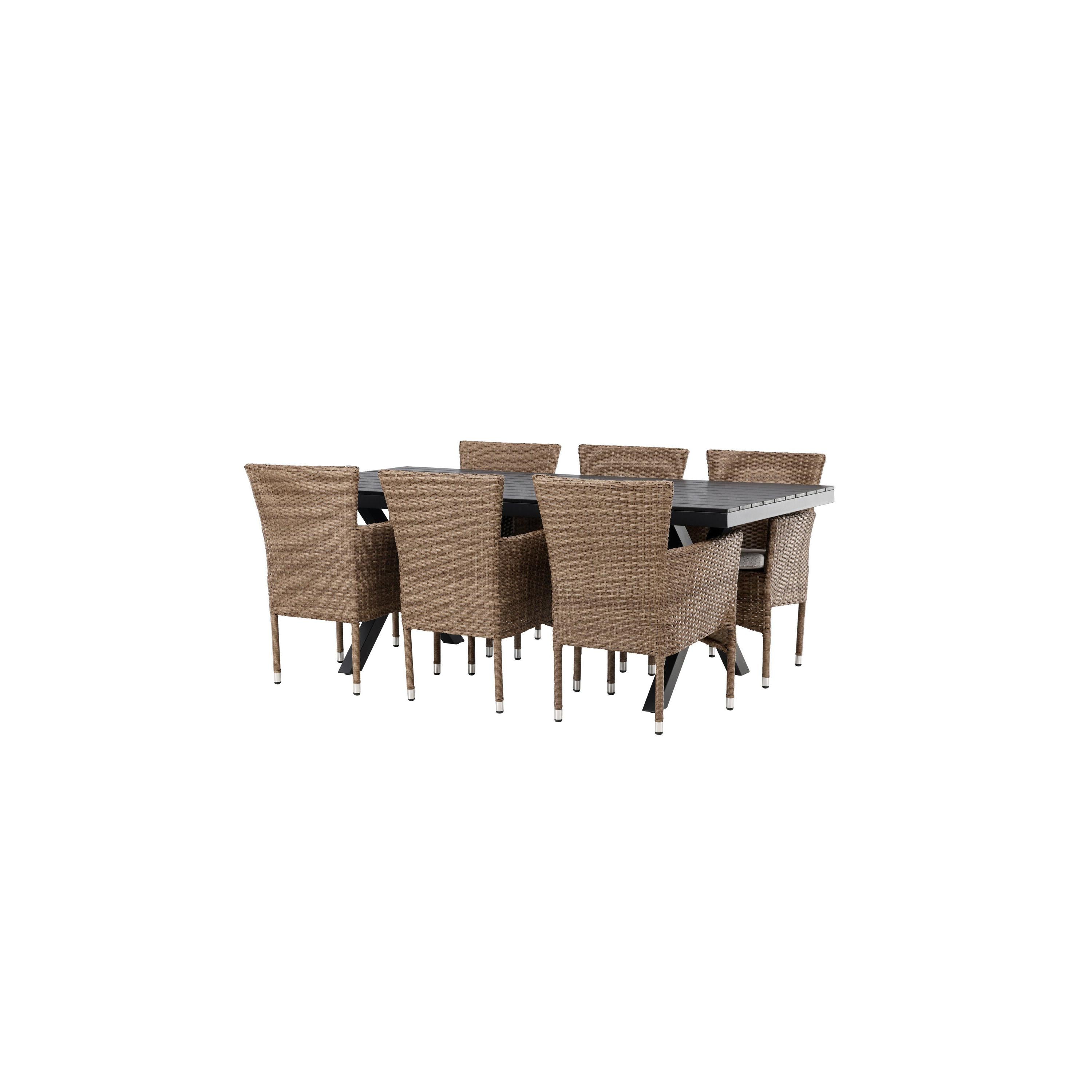 Garcia Rektangulär Matgrupp-Table Set-Venture Home-peaceofhome.se