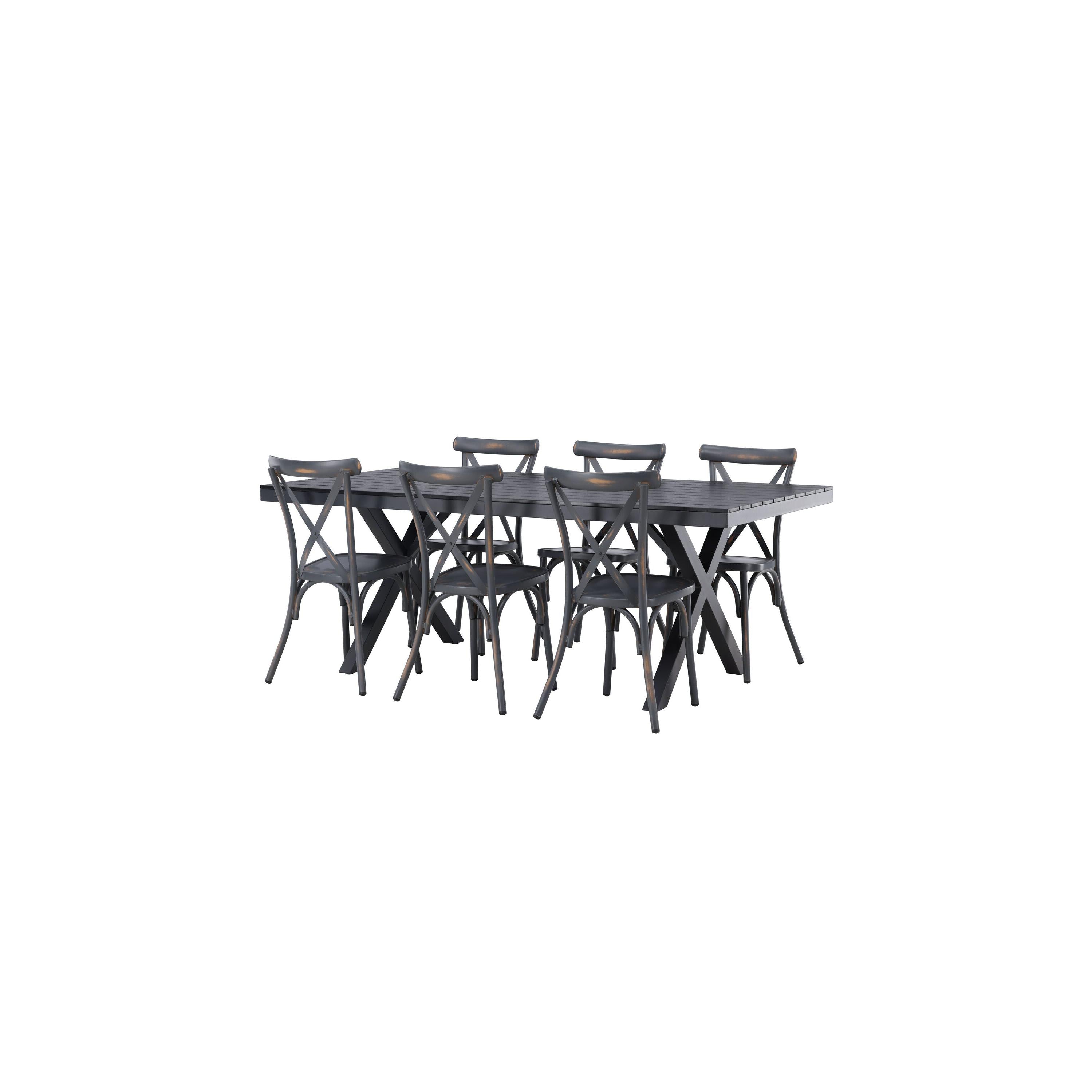 Garcia Rektangulär Matgrupp-Table Set-Venture Home-peaceofhome.se
