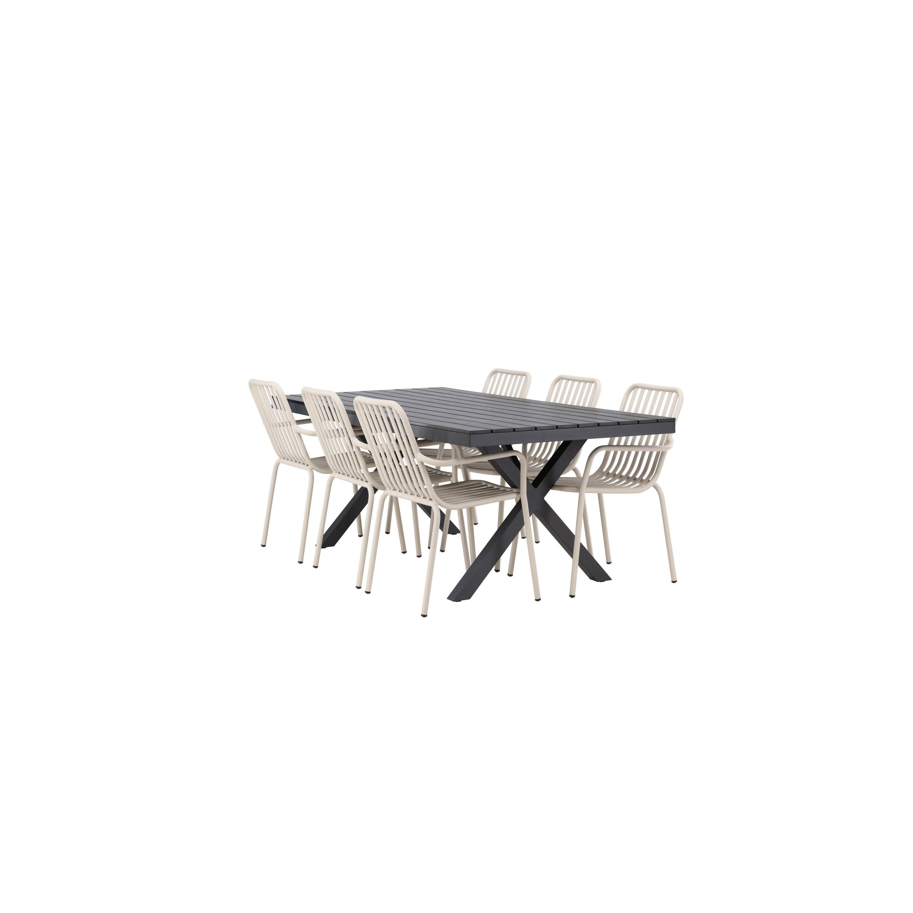 Garcia Rektangulär Matgrupp-Table Set-Venture Home-peaceofhome.se