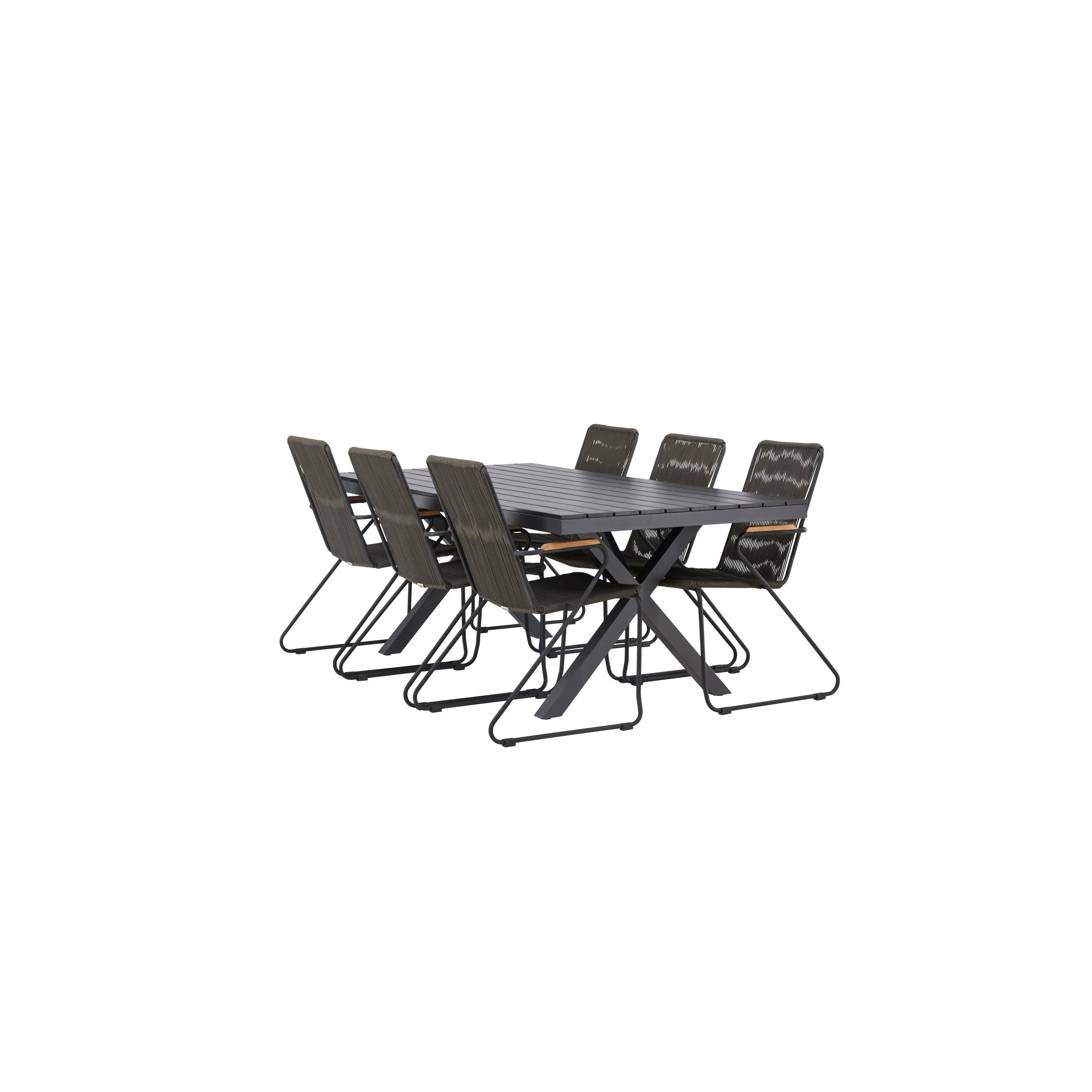 Garcia Rektangulär Matgrupp-Table Set-Venture Home-peaceofhome.se
