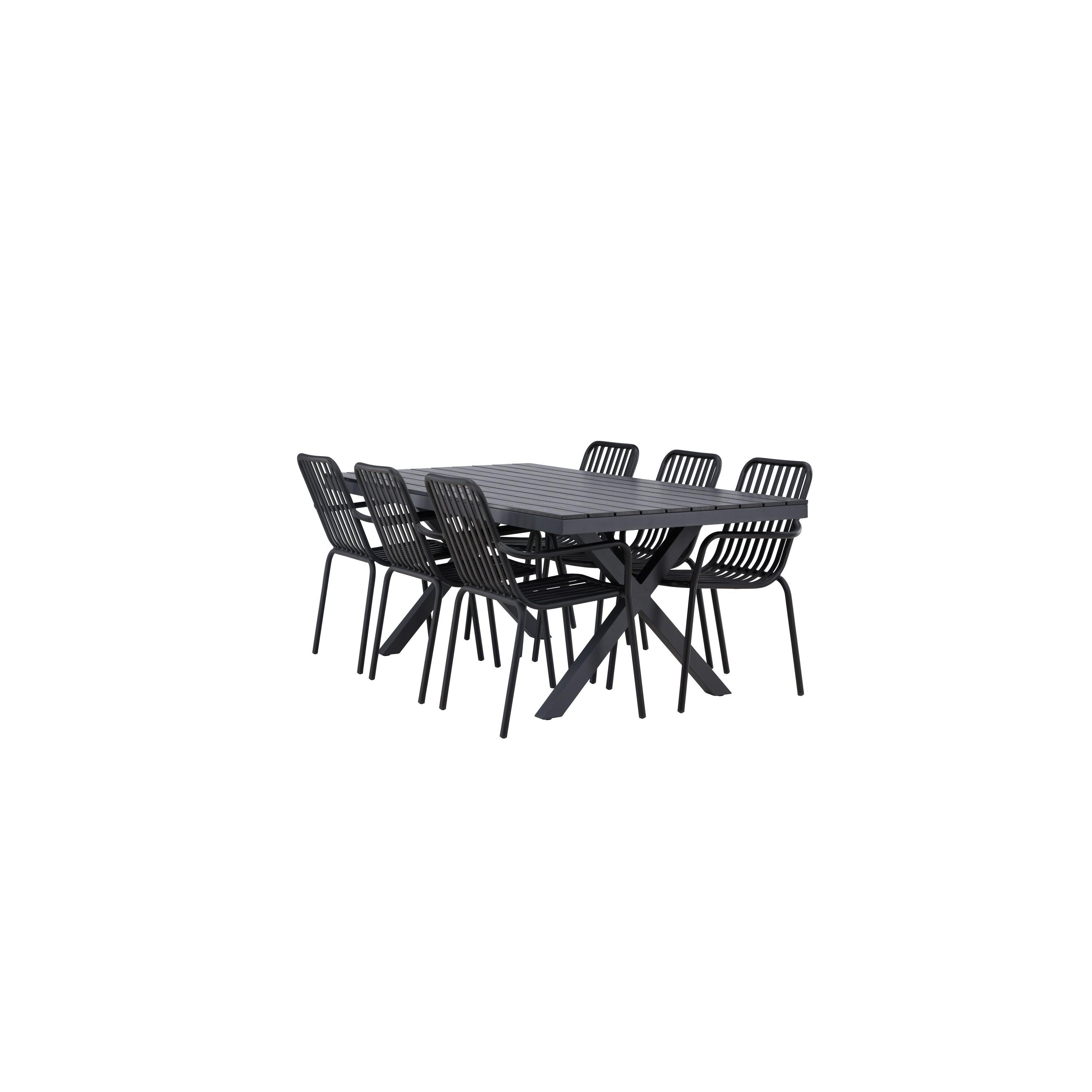 Garcia Rektangulär Matgrupp-Table Set-Venture Home-peaceofhome.se