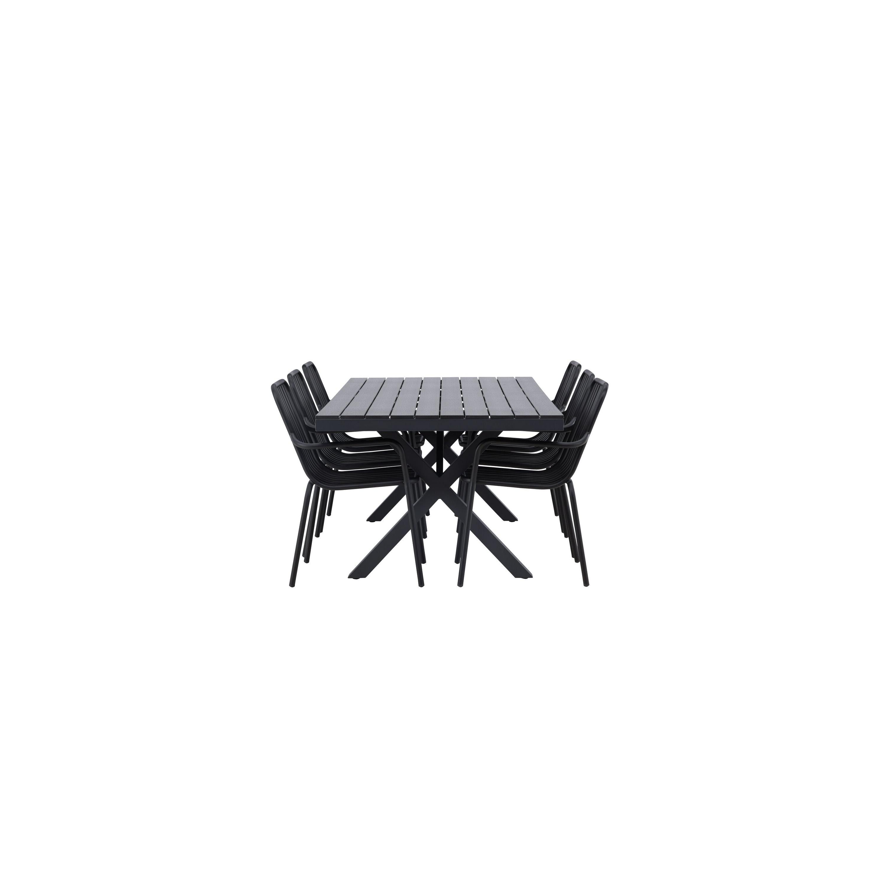 Garcia Rektangulär Matgrupp-Table Set-Venture Home-peaceofhome.se