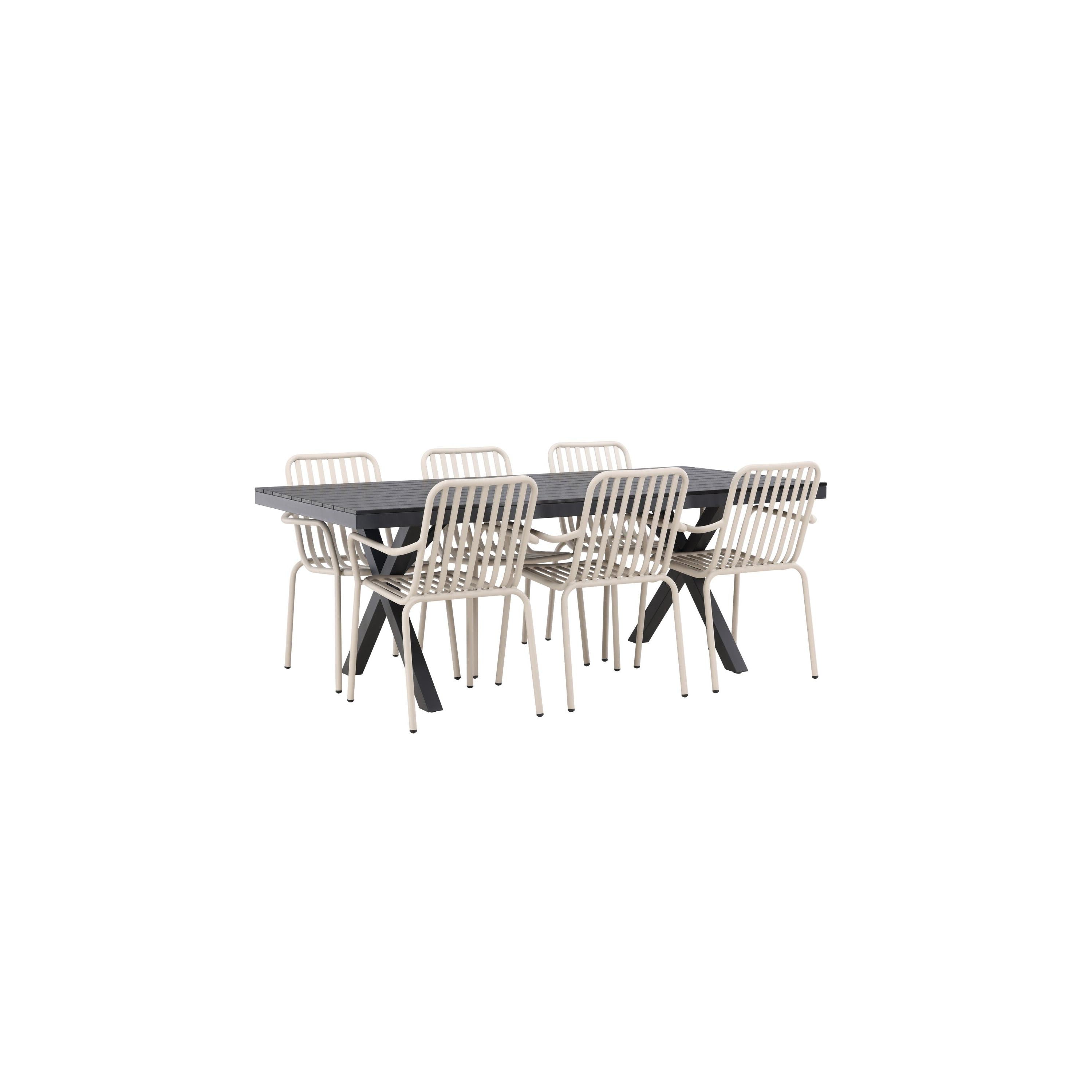 Garcia Rektangulär Matgrupp-Table Set-Venture Home-peaceofhome.se