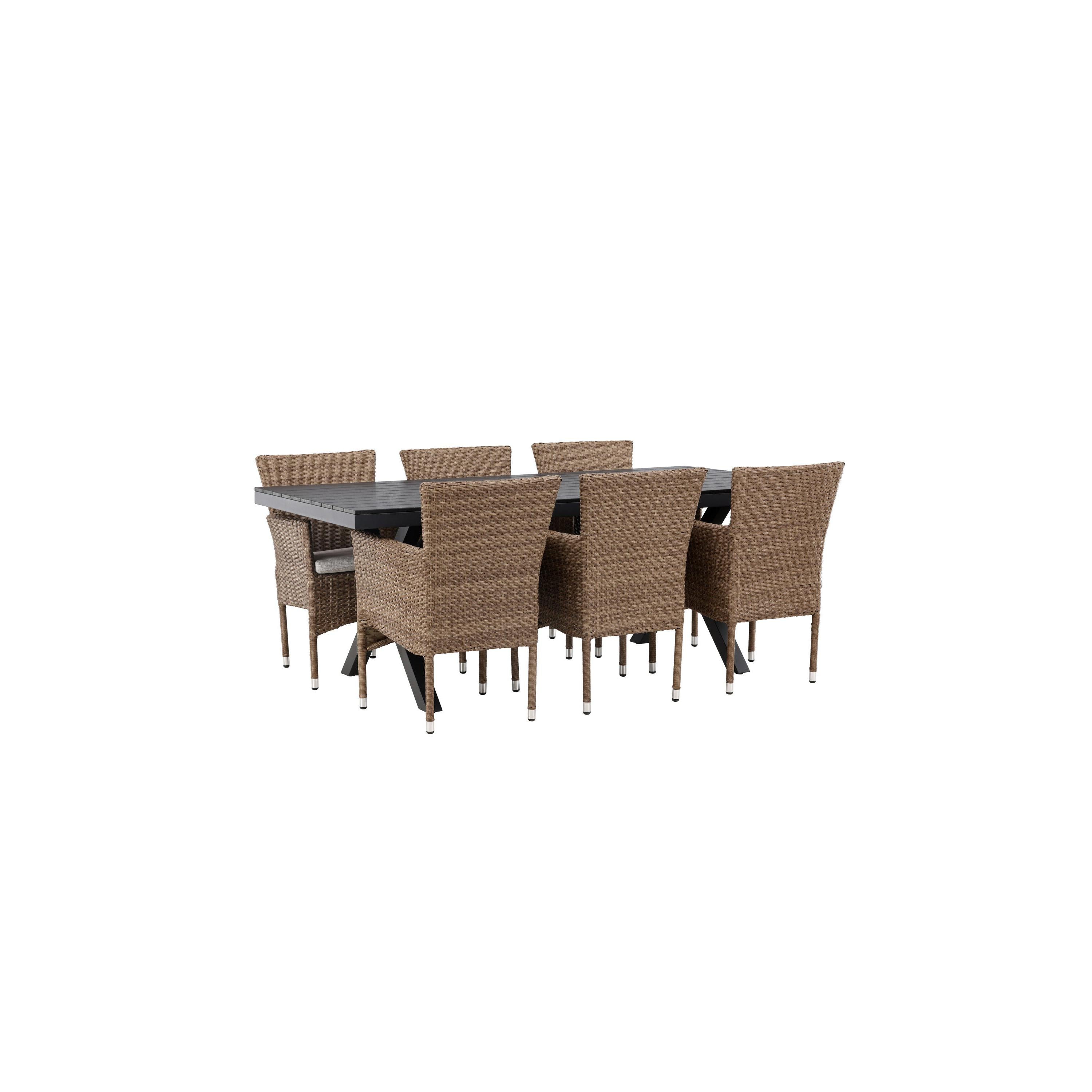 Garcia Rektangulär Matgrupp-Table Set-Venture Home-peaceofhome.se