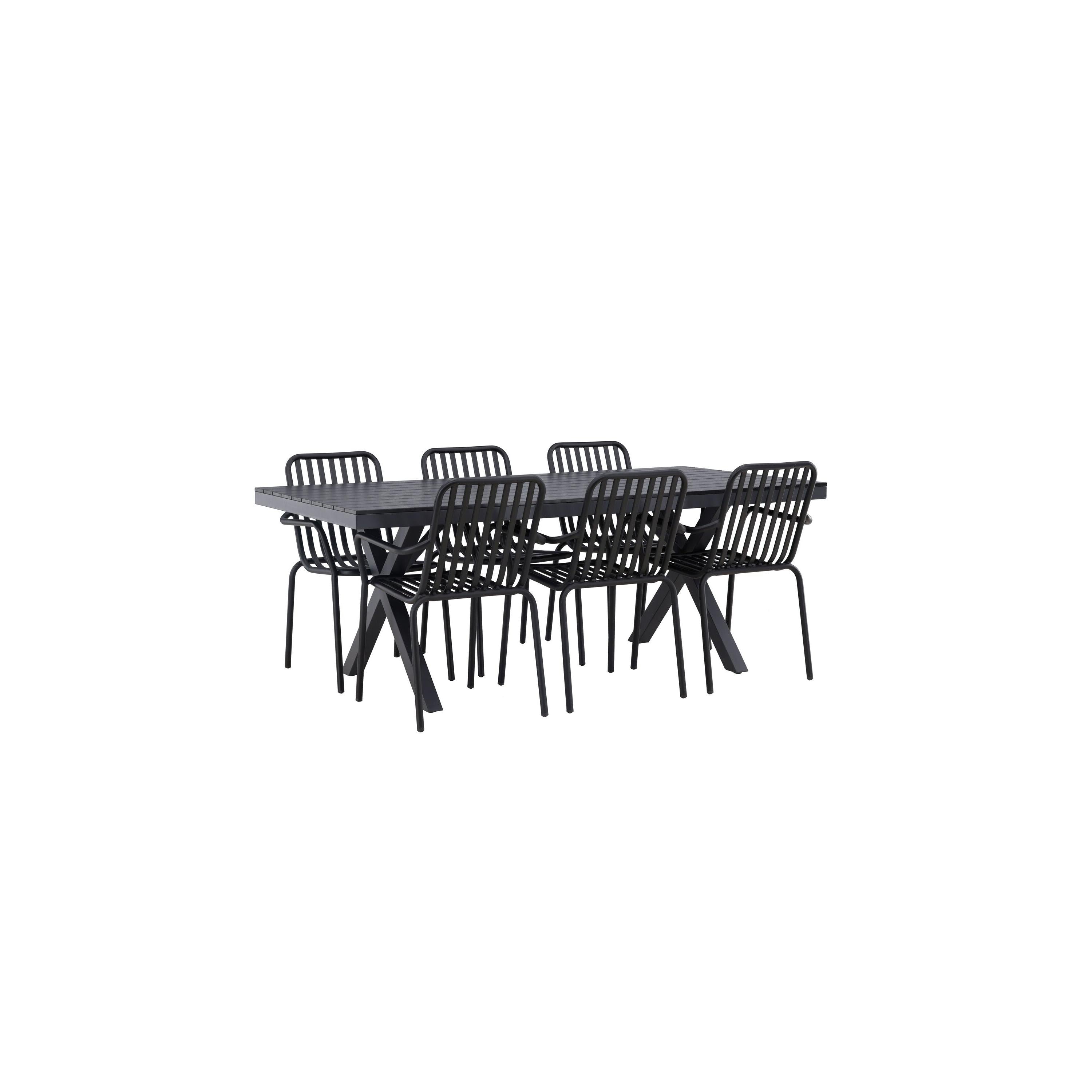 Garcia Rektangulär Matgrupp-Table Set-Venture Home-peaceofhome.se