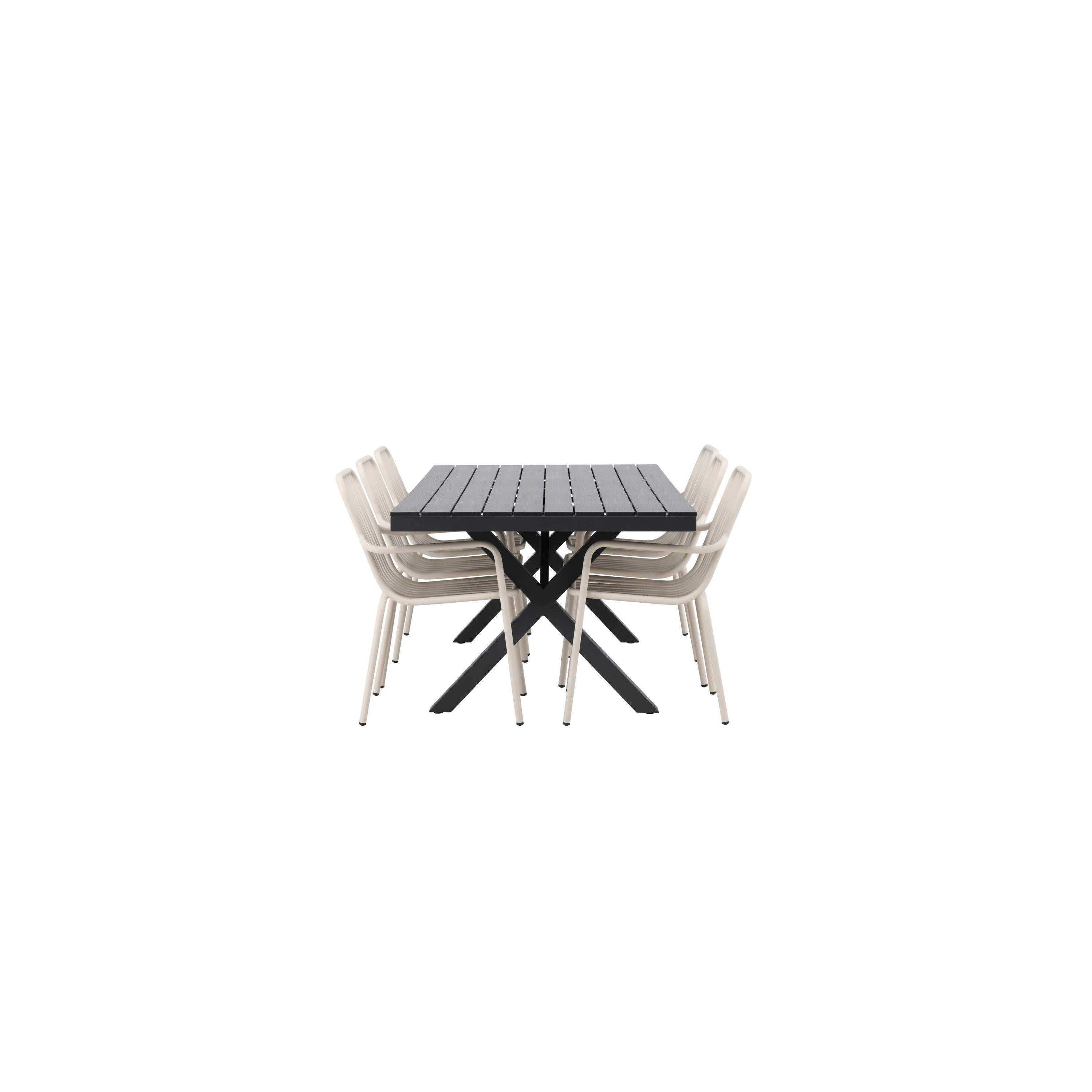 Garcia Rektangulär Matgrupp-Table Set-Venture Home-peaceofhome.se