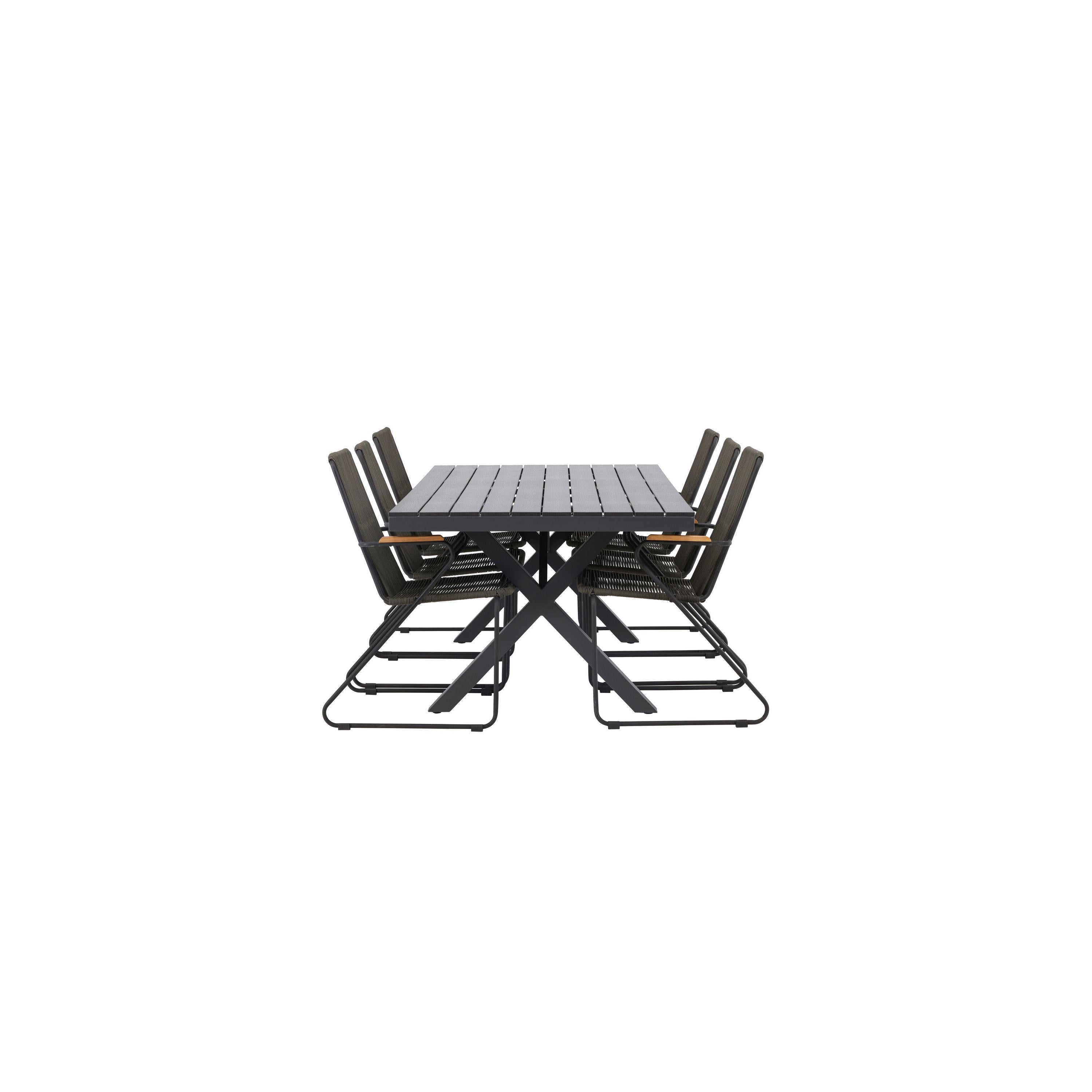 Garcia Rektangulär Matgrupp-Table Set-Venture Home-peaceofhome.se