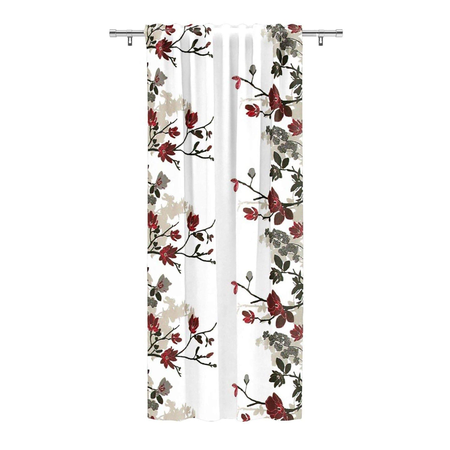 Grandiflora Multibandslängd (1 St) Gardiner-Gardinlängd-Arvidssons Textil-Röd-peaceofhome.se