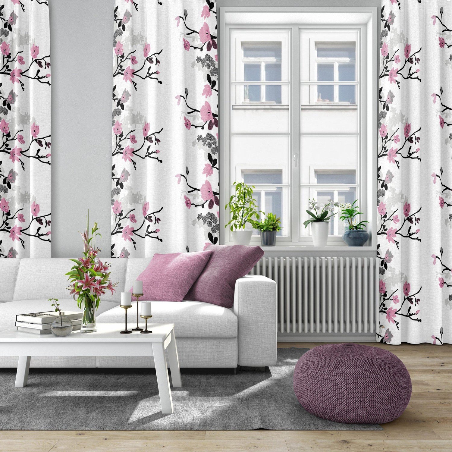 Grandiflora Multibandslängd (1 St) Gardiner-Gardinlängd-Arvidssons Textil-peaceofhome.se