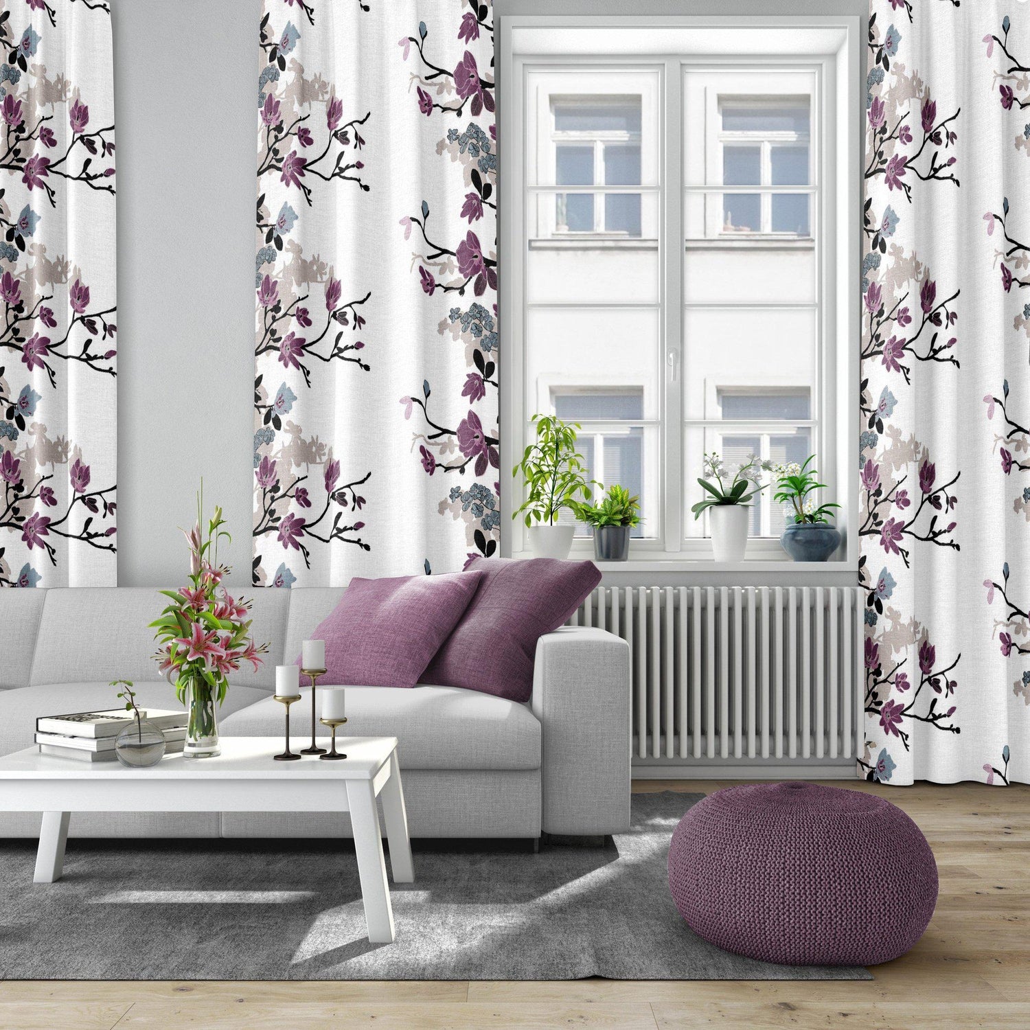 Grandiflora Multibandslängd (1 St) Gardiner-Gardinlängd-Arvidssons Textil-peaceofhome.se