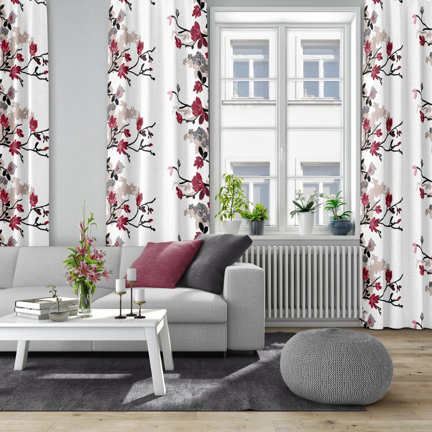 Grandiflora Multibandslängd (1 St) Gardiner-Gardinlängd-Arvidssons Textil-peaceofhome.se