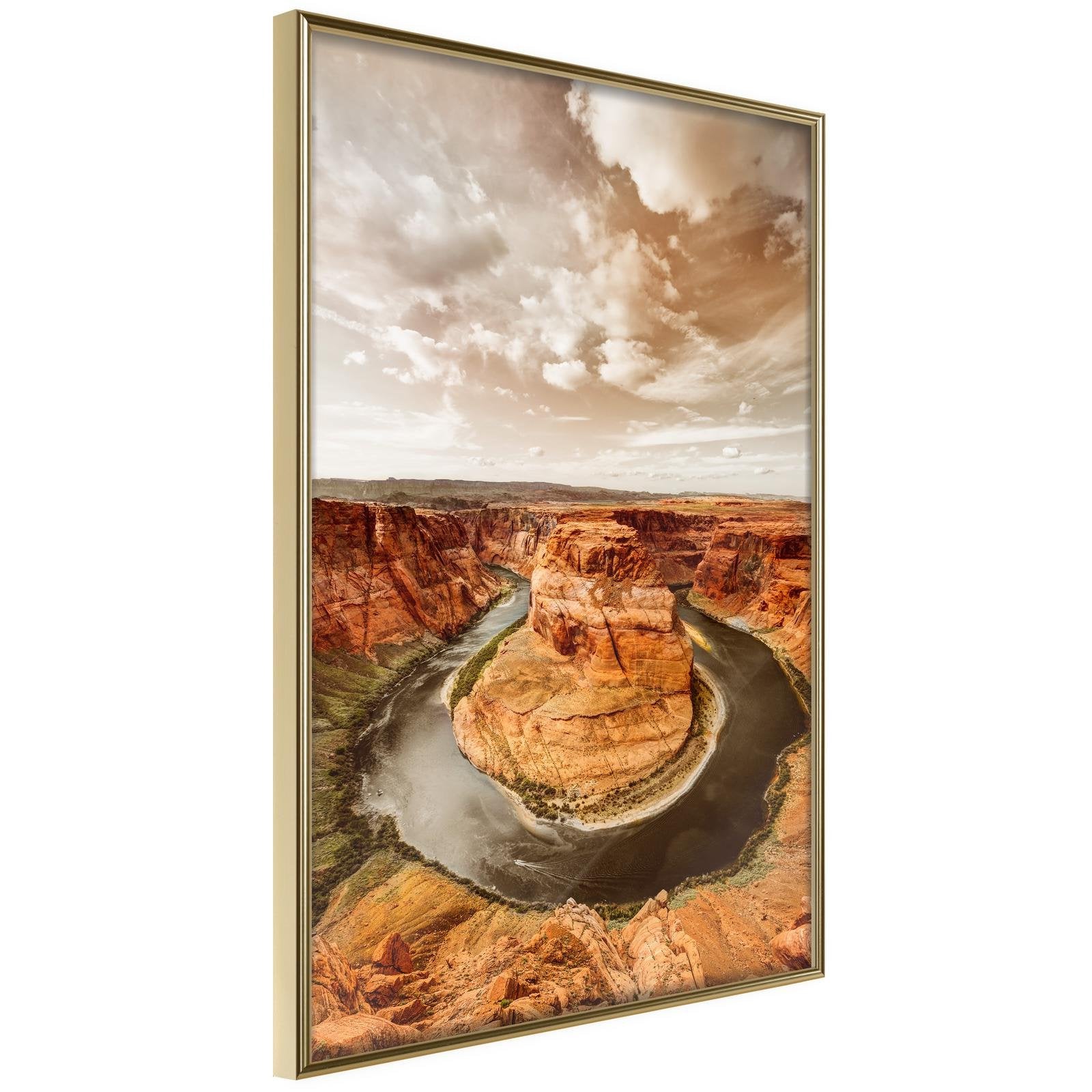 Inramad Poster / Tavla - Colorado River-Poster Inramad-Artgeist-20x30-Guldram-peaceofhome.se