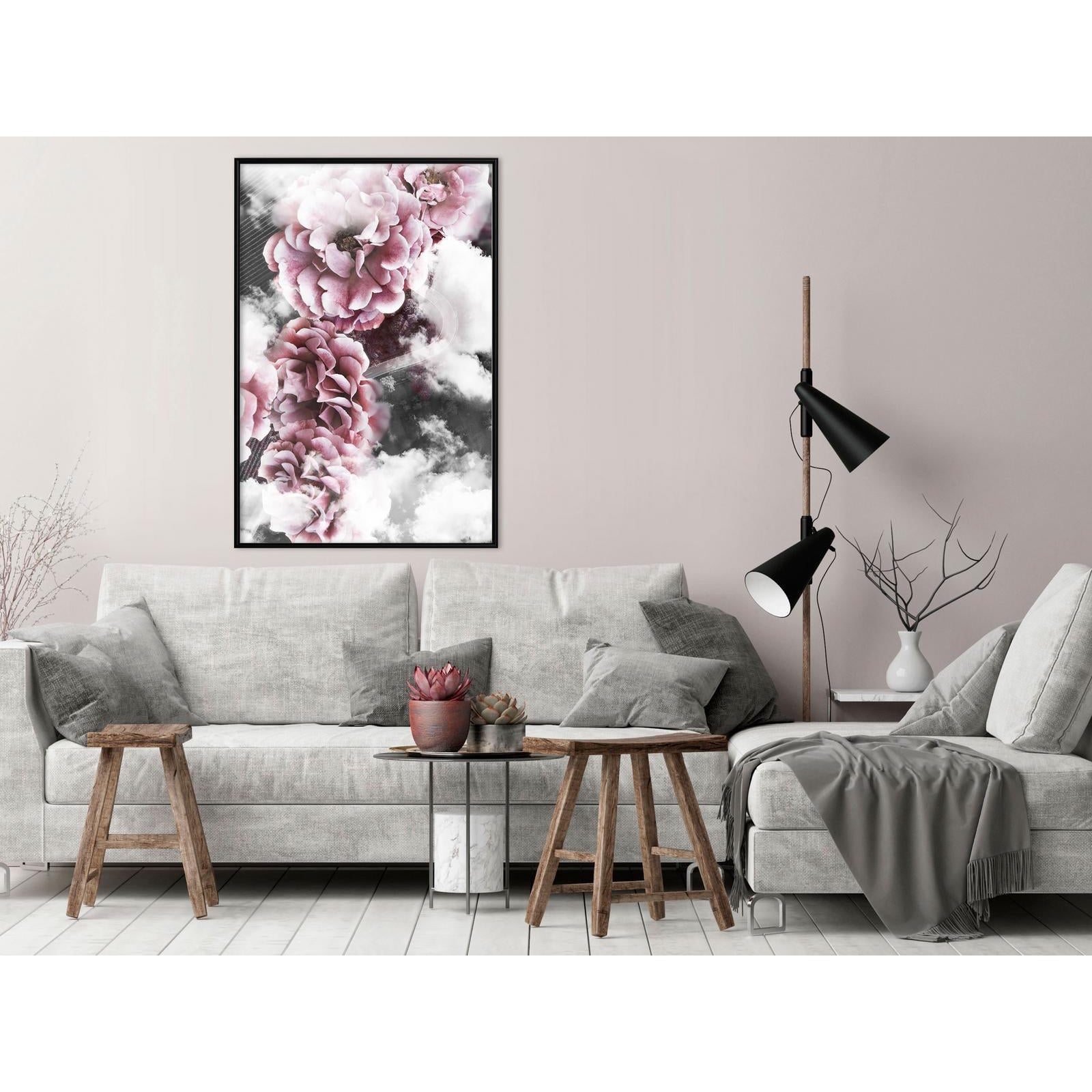Inramad Poster / Tavla - Divine Flowers-Poster Inramad-Artgeist-peaceofhome.se