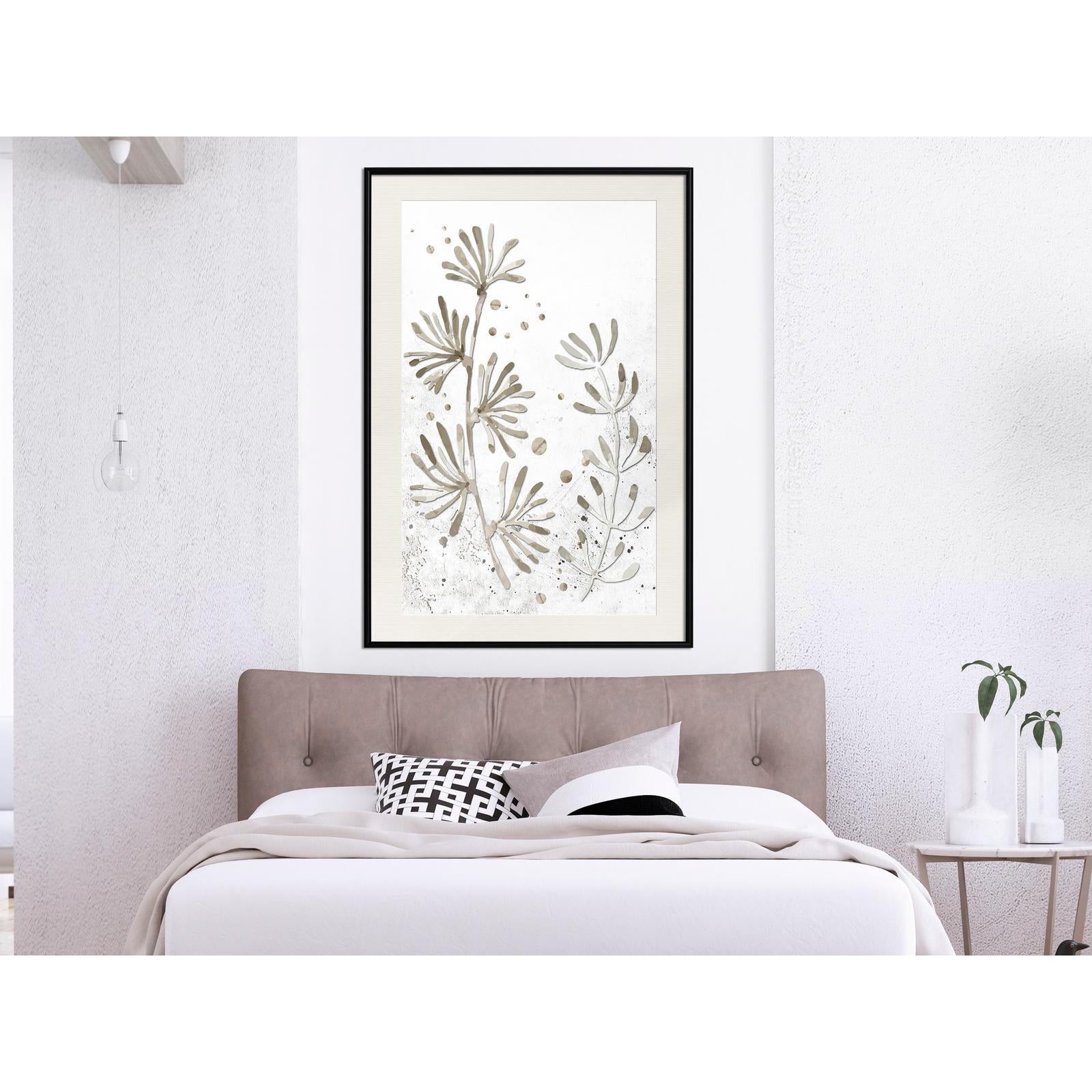 Inramad Poster / Tavla - Dried Plants-Poster Inramad-Artgeist-peaceofhome.se