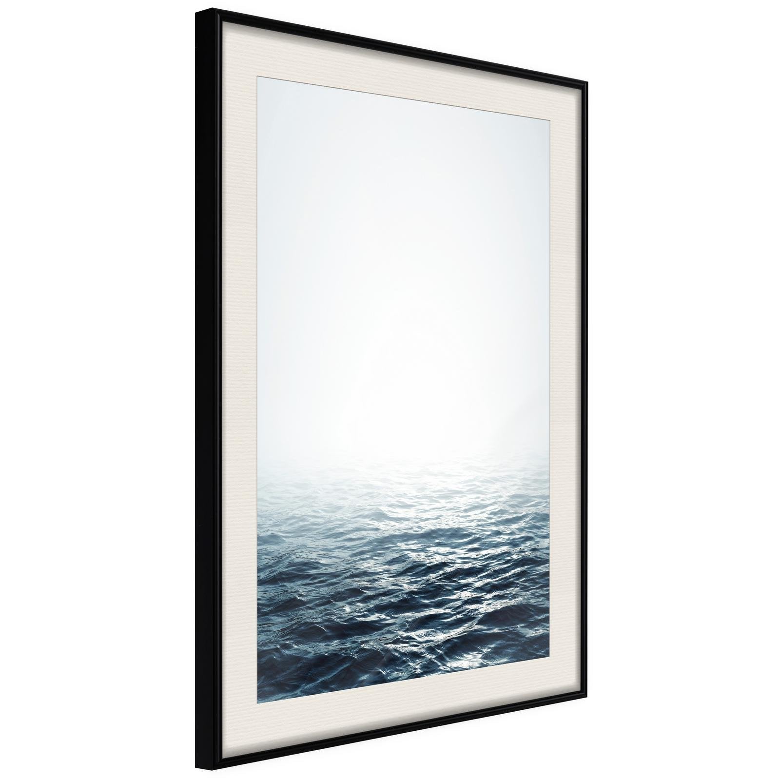 Inramad Poster / Tavla - Endless Sea-Poster Inramad-Artgeist-20x30-Svart ram med passepartout-peaceofhome.se